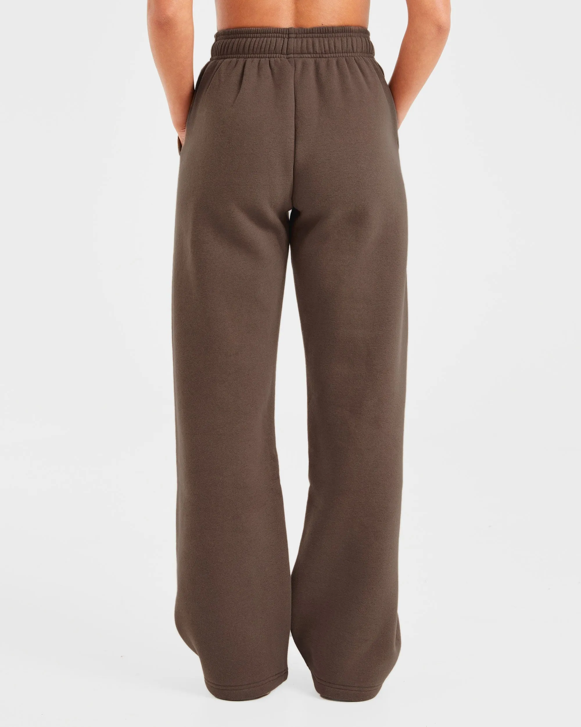 Varsity Oversized Straight Leg Joggers - Brown sold by AYBL product image thumbnail 2
