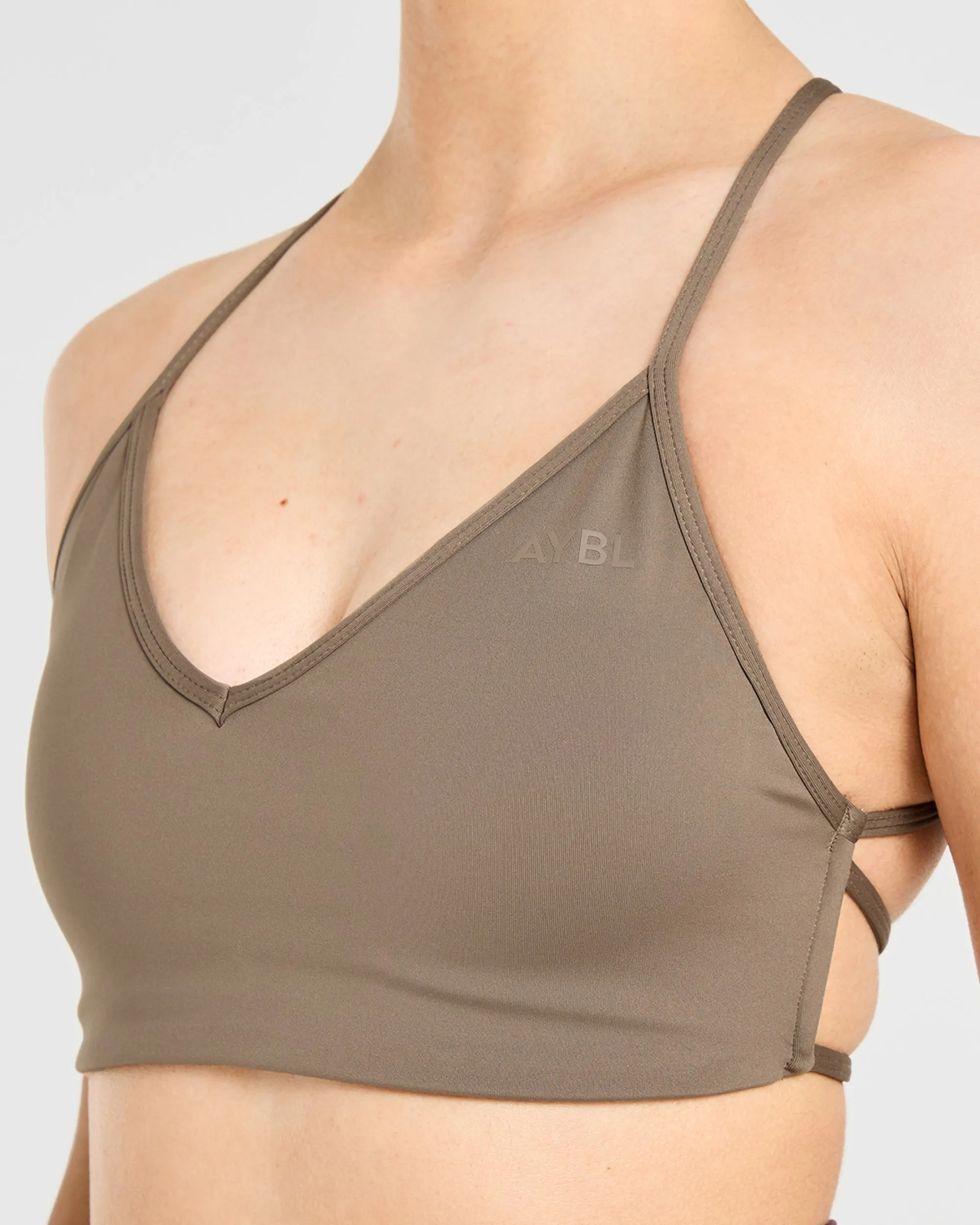 Essential Crossback Sports Bra - Mocha Brown sold by AYBL product image thumbnail 5