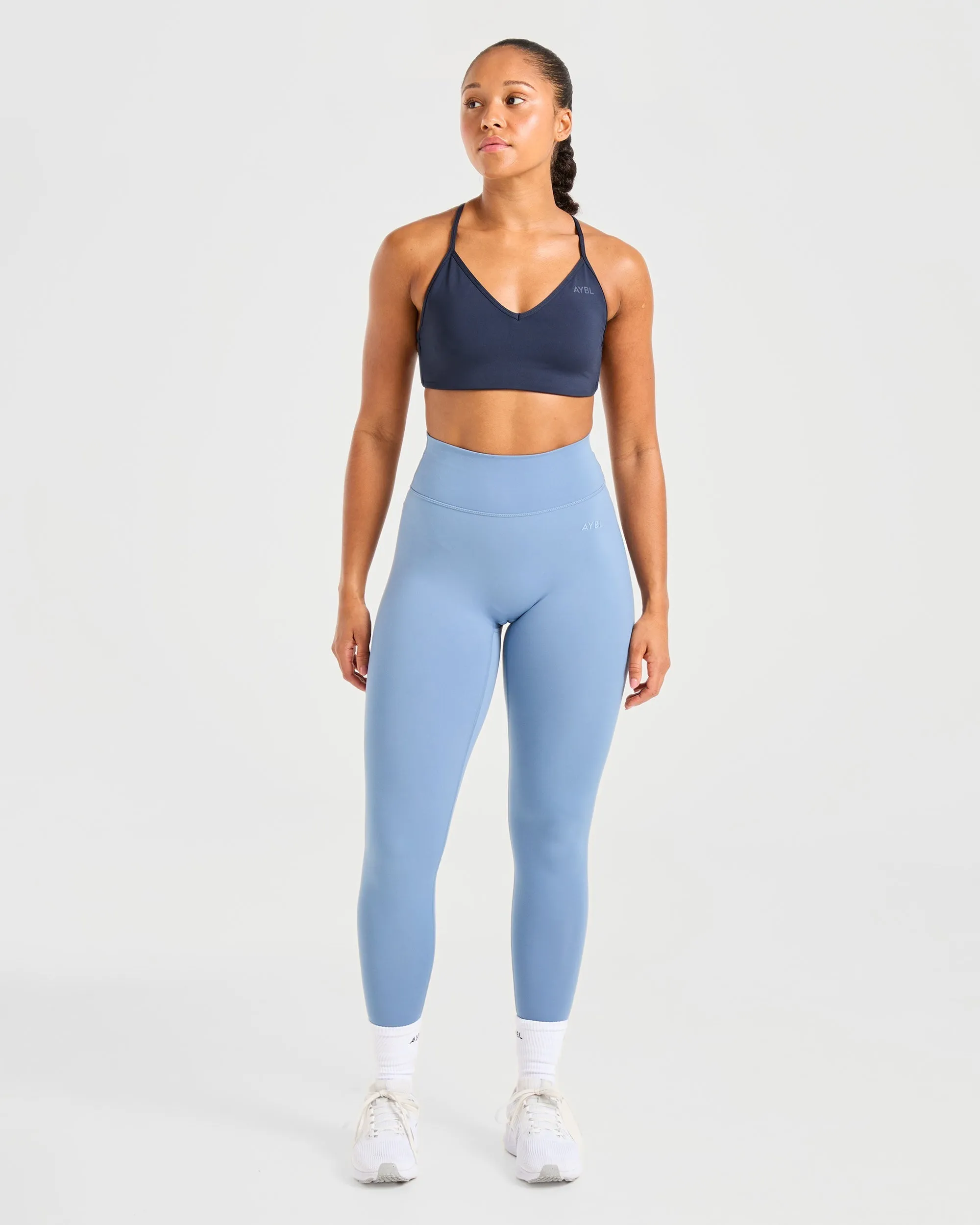 Essential Crossback Sports Bra - Deep Navy sold by AYBL product image thumbnail 3