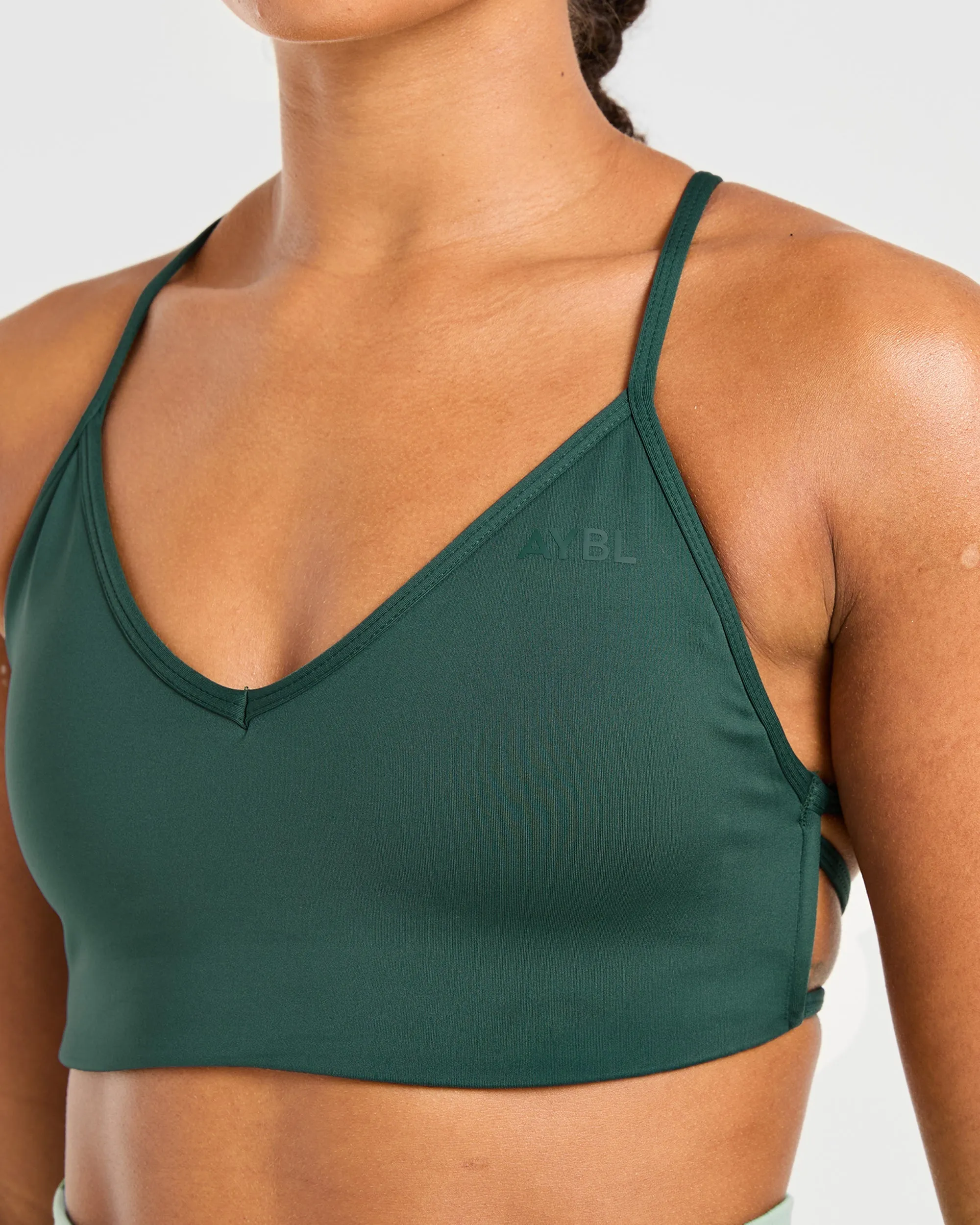 Essential Crossback Sports Bra - Deep Green sold by AYBL product image thumbnail 5