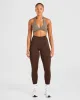 Essential Halterneck Sports Bra - Mocha Brown sold by AYBL