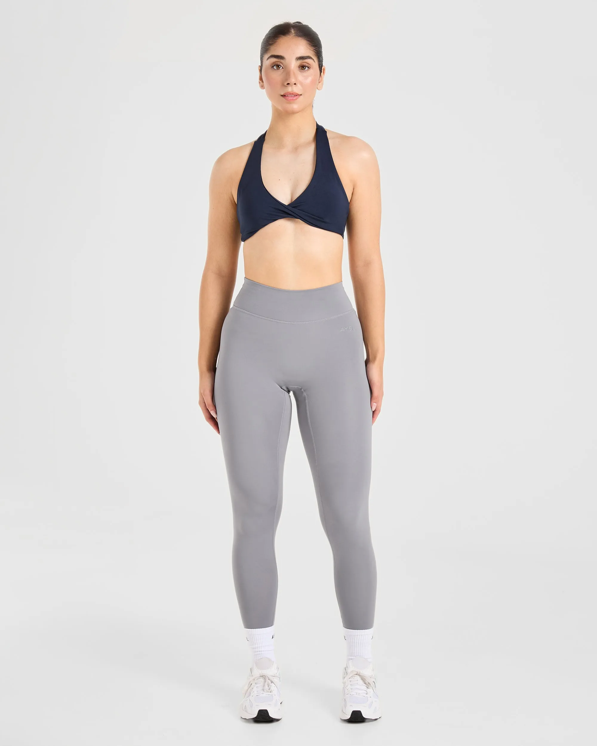 Essential Halterneck Sports Bra - Deep Navy sold by AYBL product image thumbnail 3