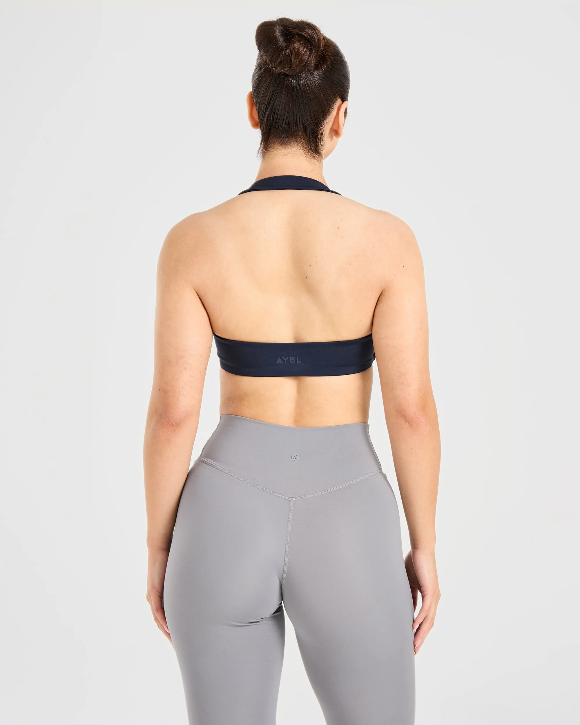 Essential Halterneck Sports Bra - Deep Navy sold by AYBL product image thumbnail 2