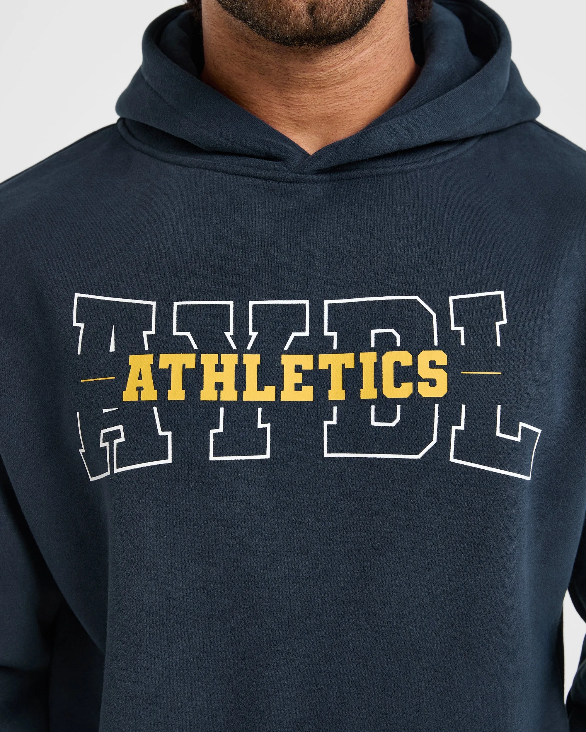 Athletics Oversized Hoodie - Navy sold by AYBL product image thumbnail 5
