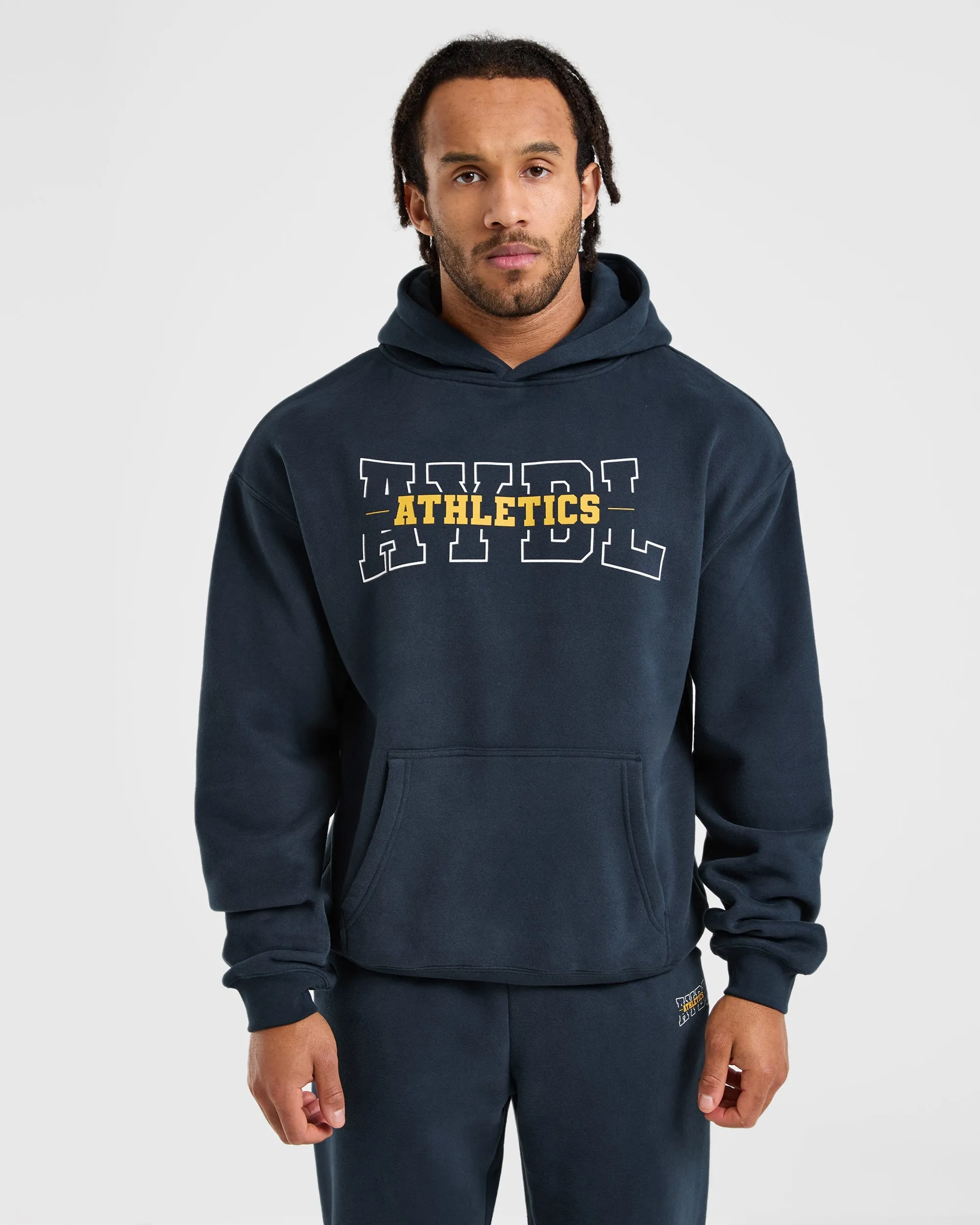 Athletics Oversized Hoodie - Navy sold by AYBL