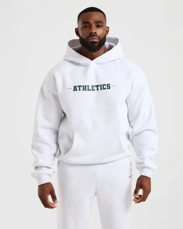 Athletics Oversized Hoodie - Grey Marl sold by AYBL