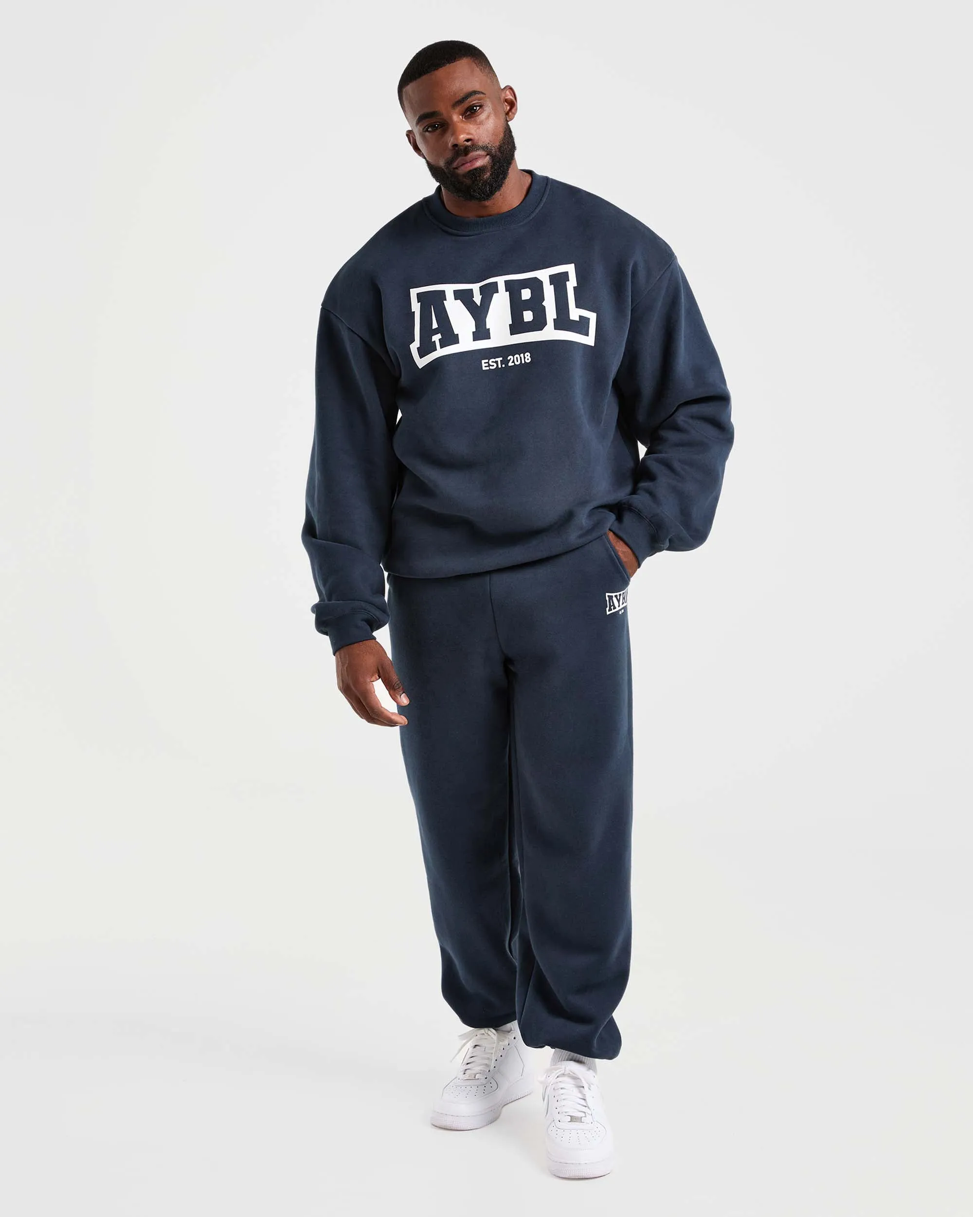 Academy Oversized Sweater - Navy sold by AYBL product image thumbnail 3