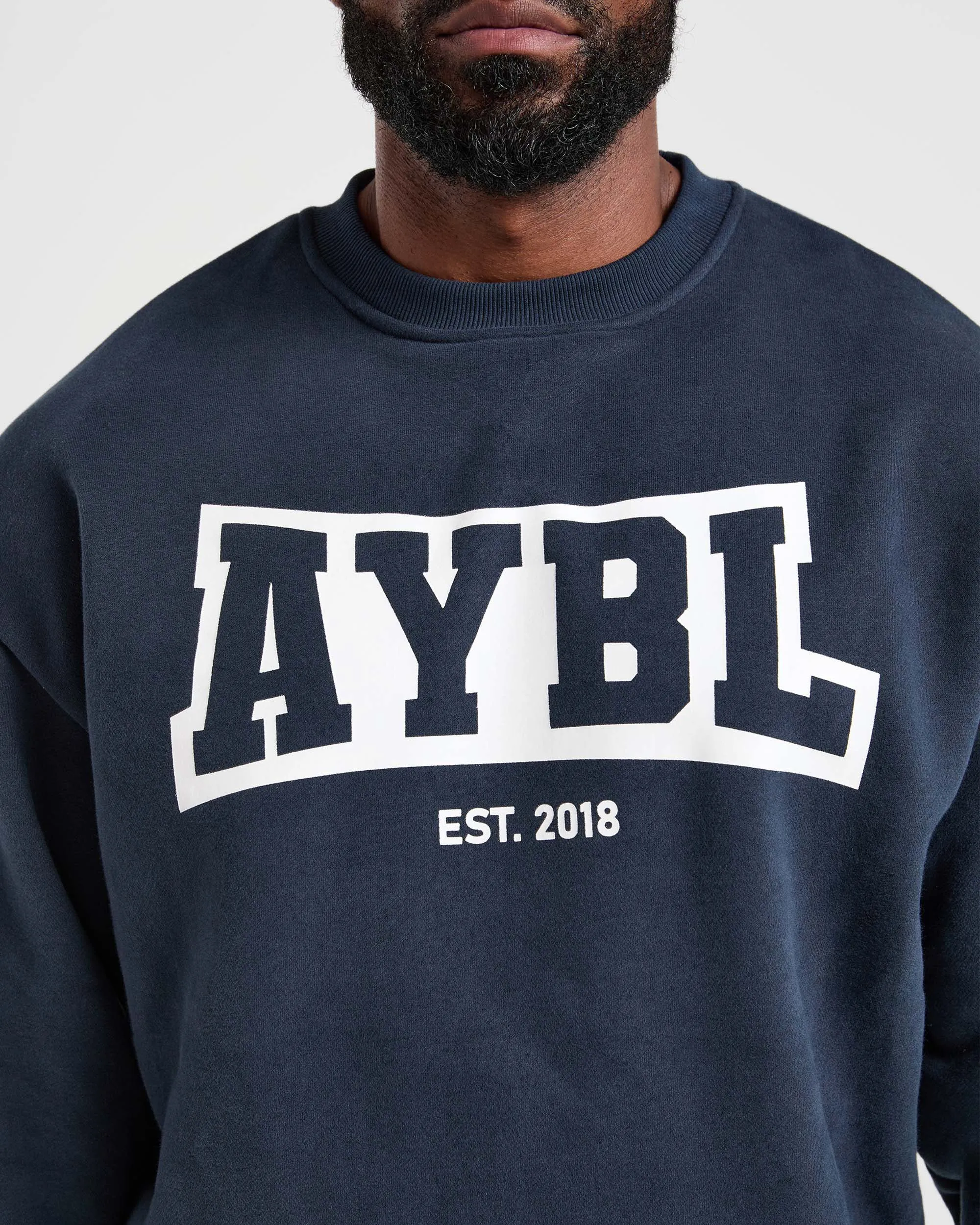 Academy Oversized Sweater - Navy sold by AYBL product image thumbnail 5