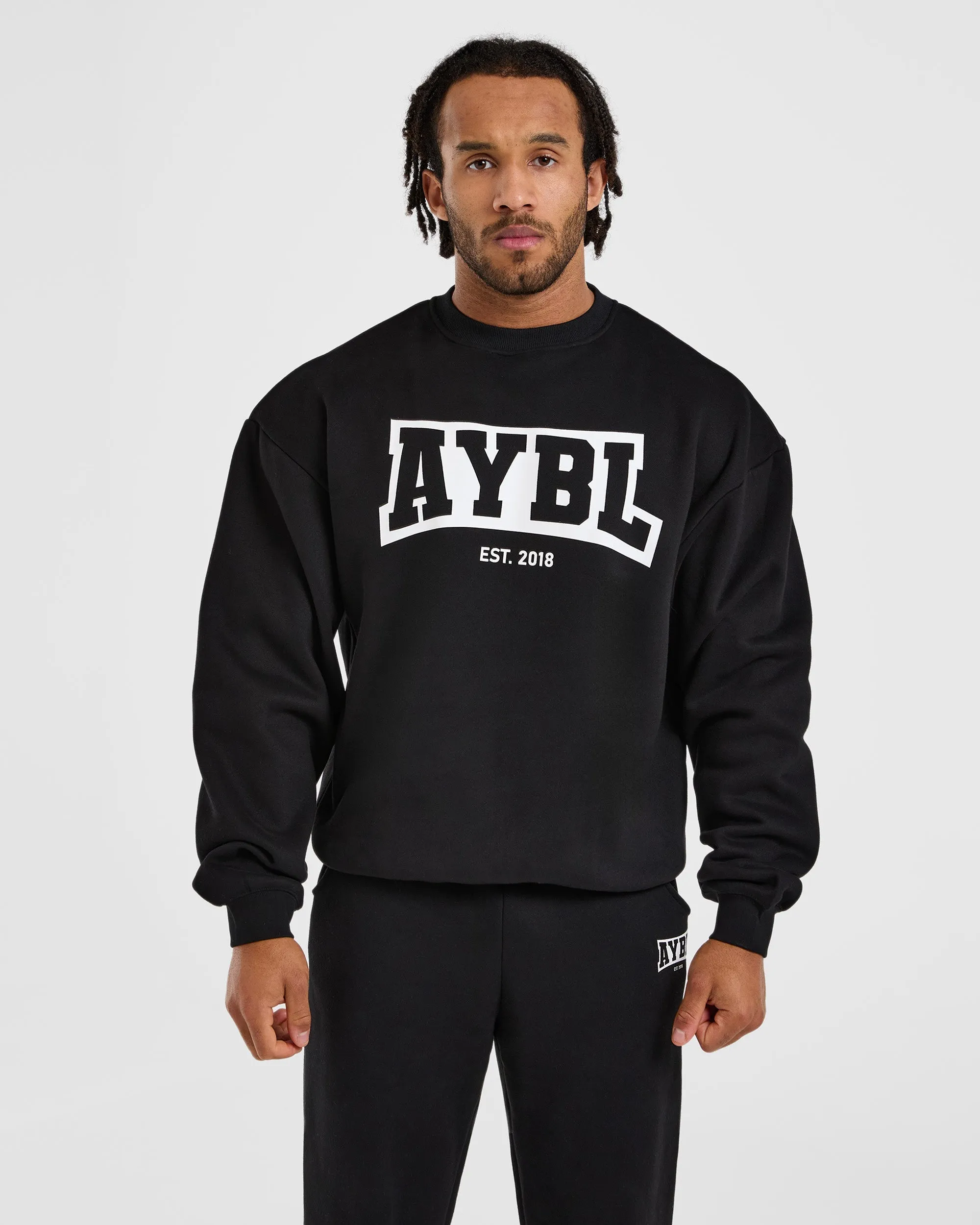 Academy Oversized Sweater - Black sold by AYBL