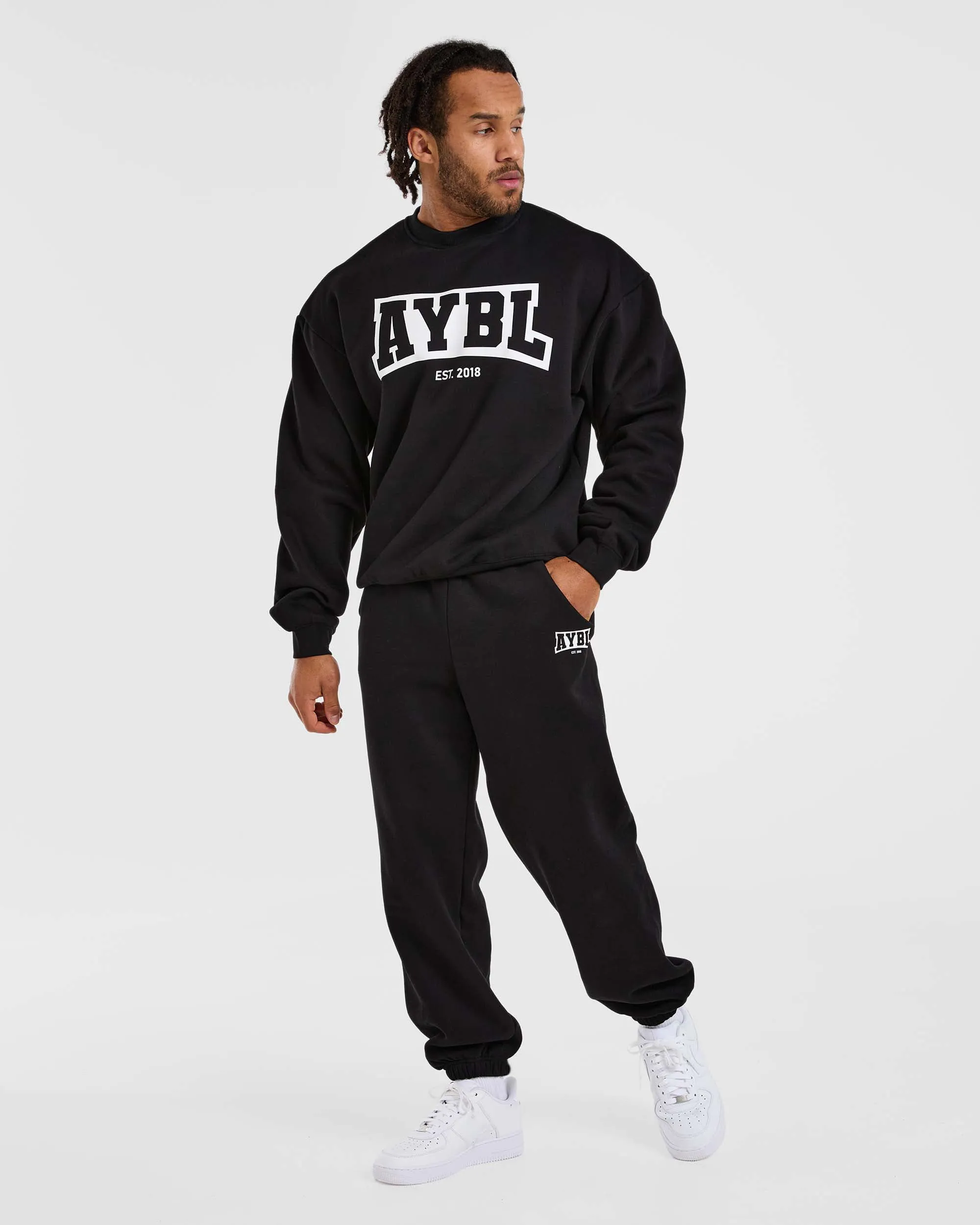 Academy Oversized Sweater - Black sold by AYBL product image thumbnail 4
