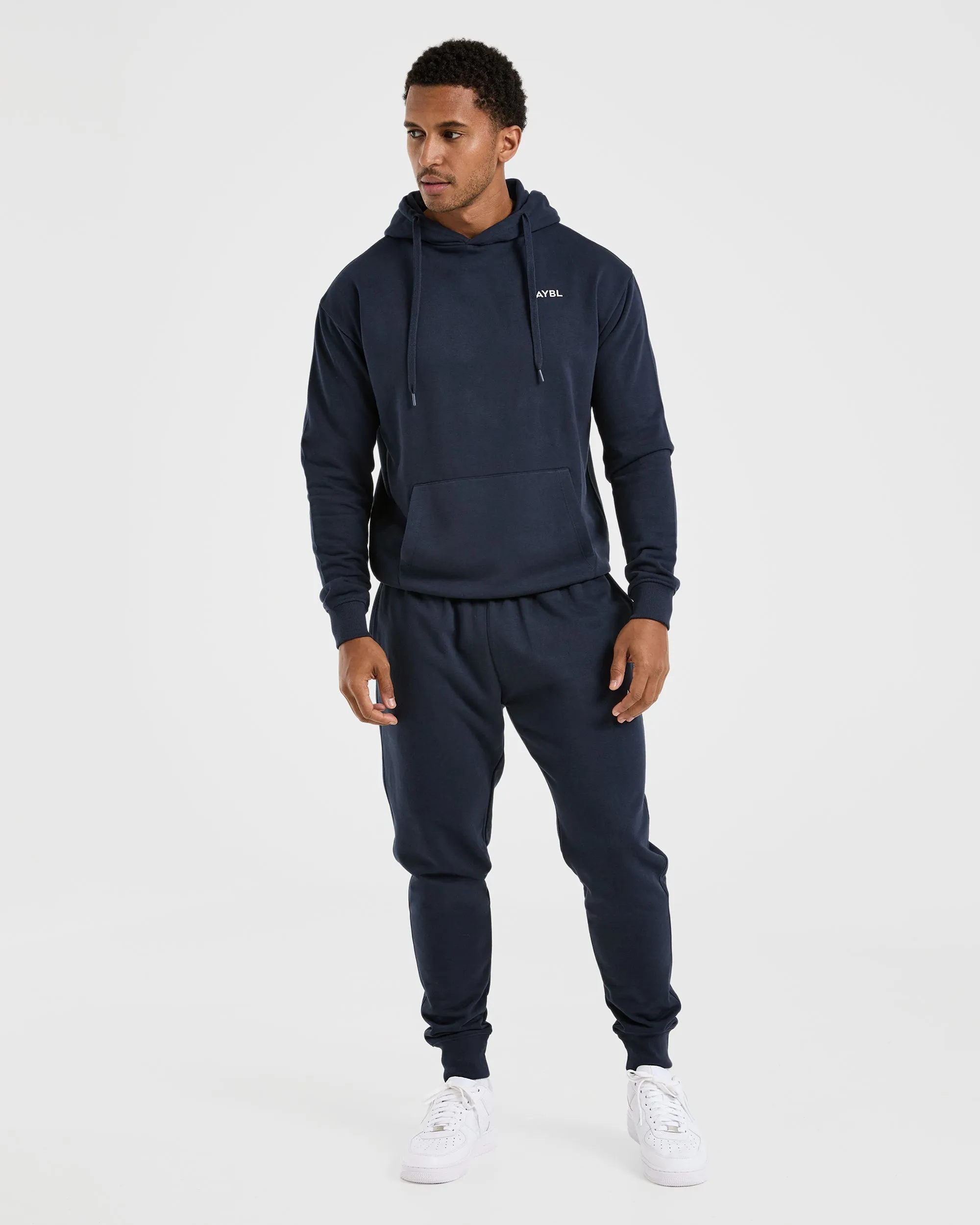 Essential Lightweight Hoodie - Navy sold by AYBL product image thumbnail 3