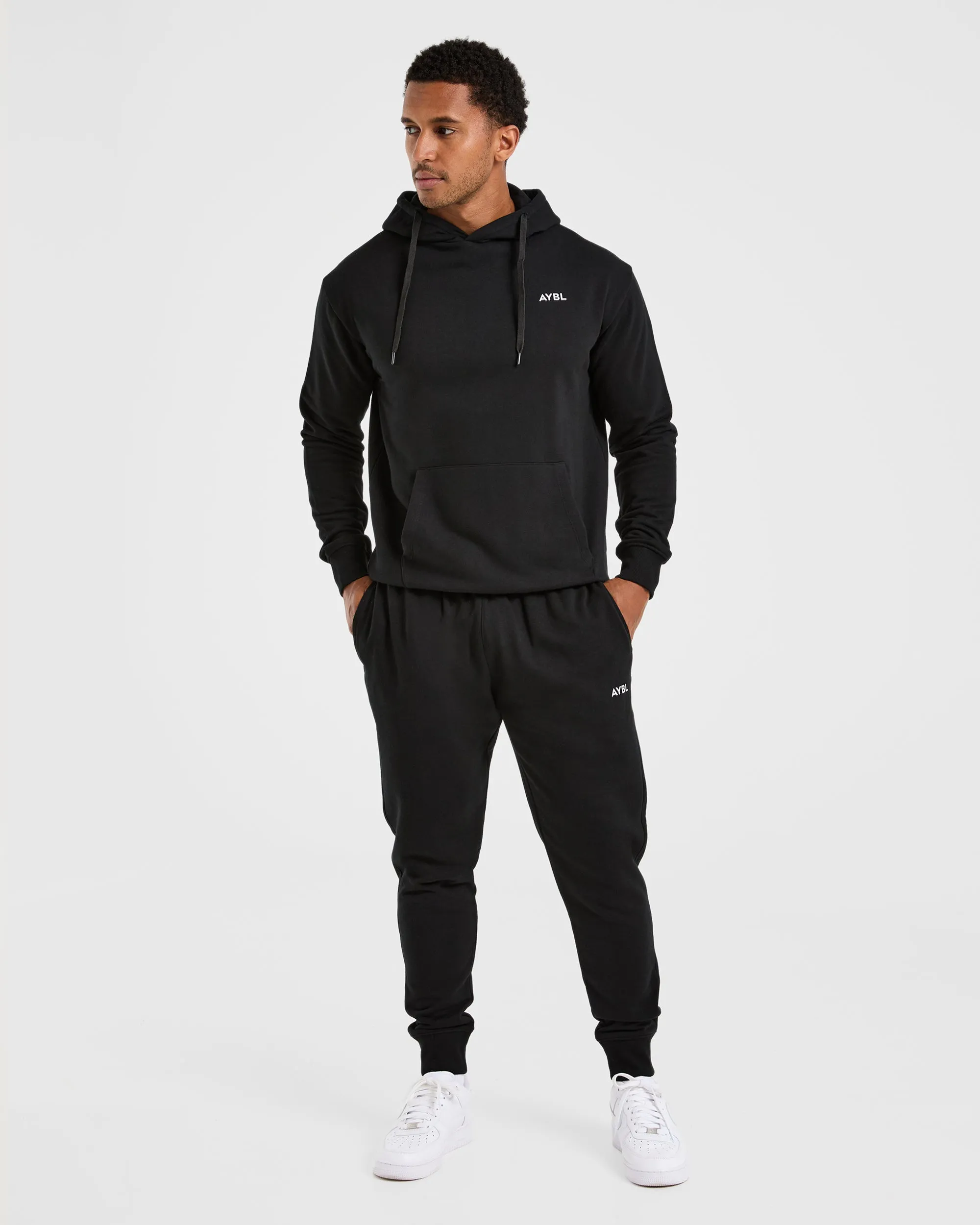 Essential Lightweight Hoodie - Black sold by AYBL product image thumbnail 3
