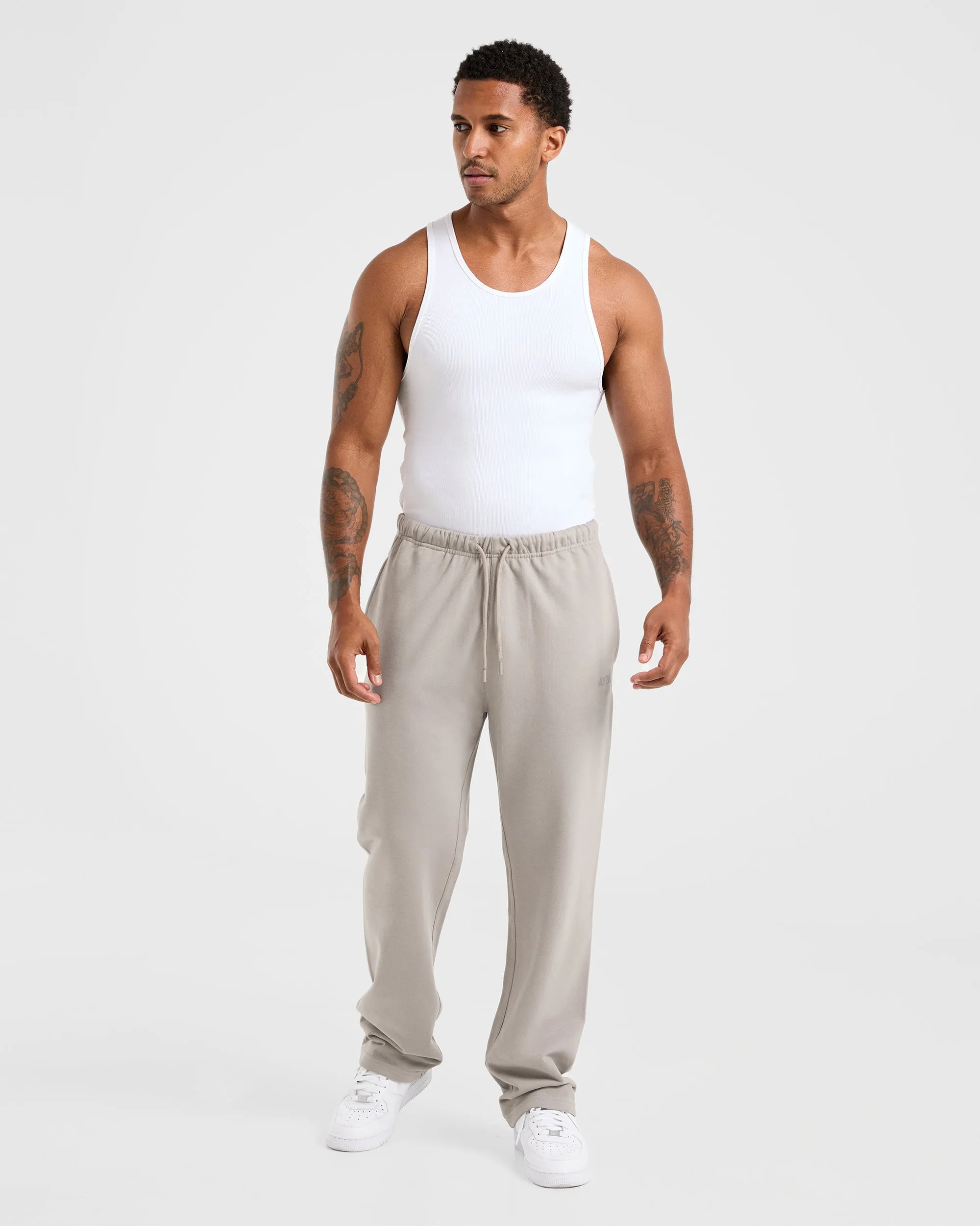 Craft Oversized Straight Leg Joggers - Fog sold by AYBL product image thumbnail 3