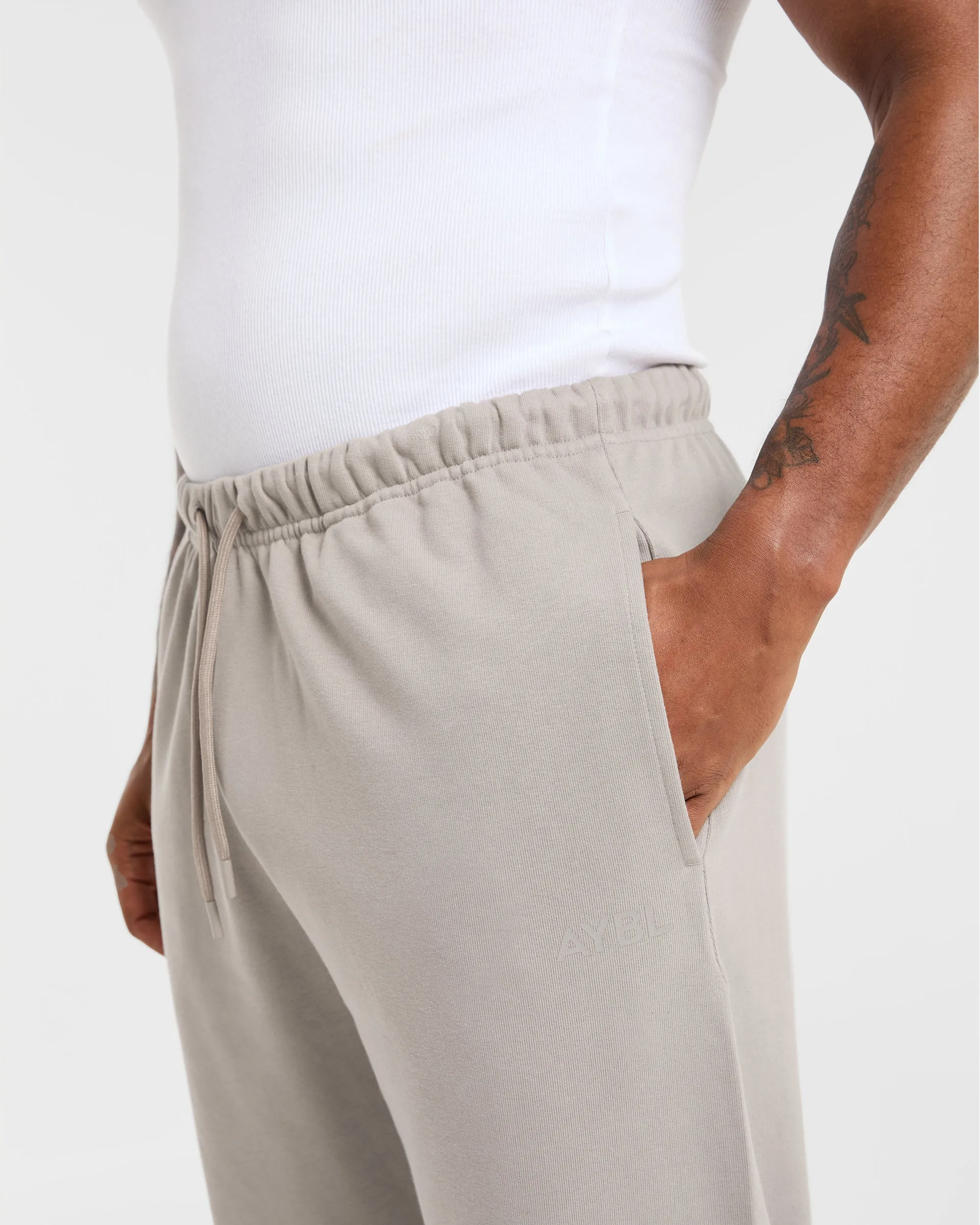 Craft Oversized Straight Leg Joggers - Fog sold by AYBL product image thumbnail 5