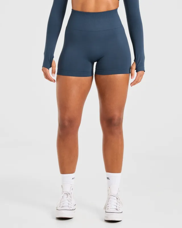 Power Seamless Shorts - Ocean Teal sold by AYBL