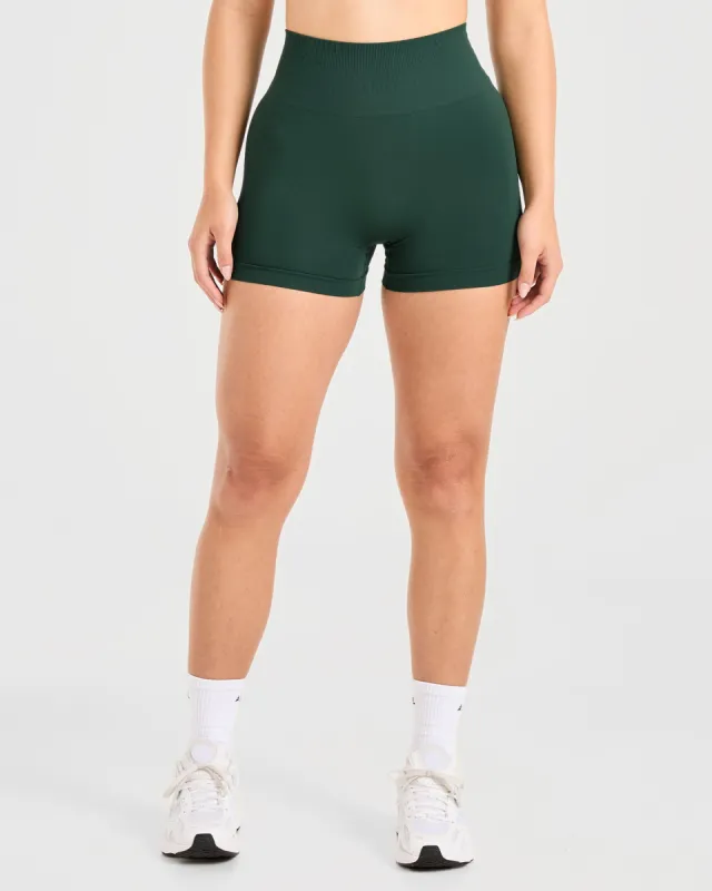 Power Seamless Shorts - Evergreen sold by AYBL