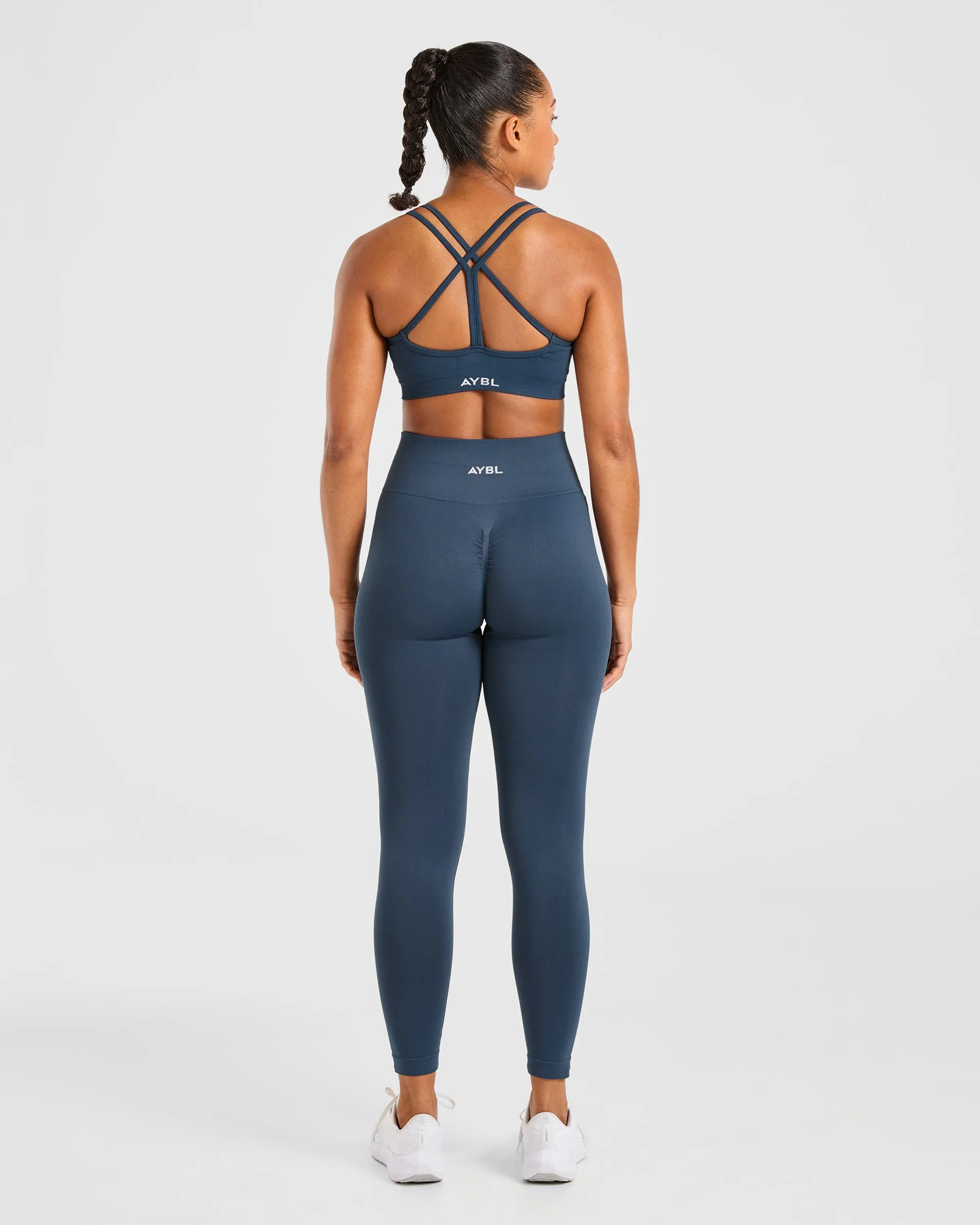 Power Seamless Leggings - Ocean Teal sold by AYBL product image thumbnail 4