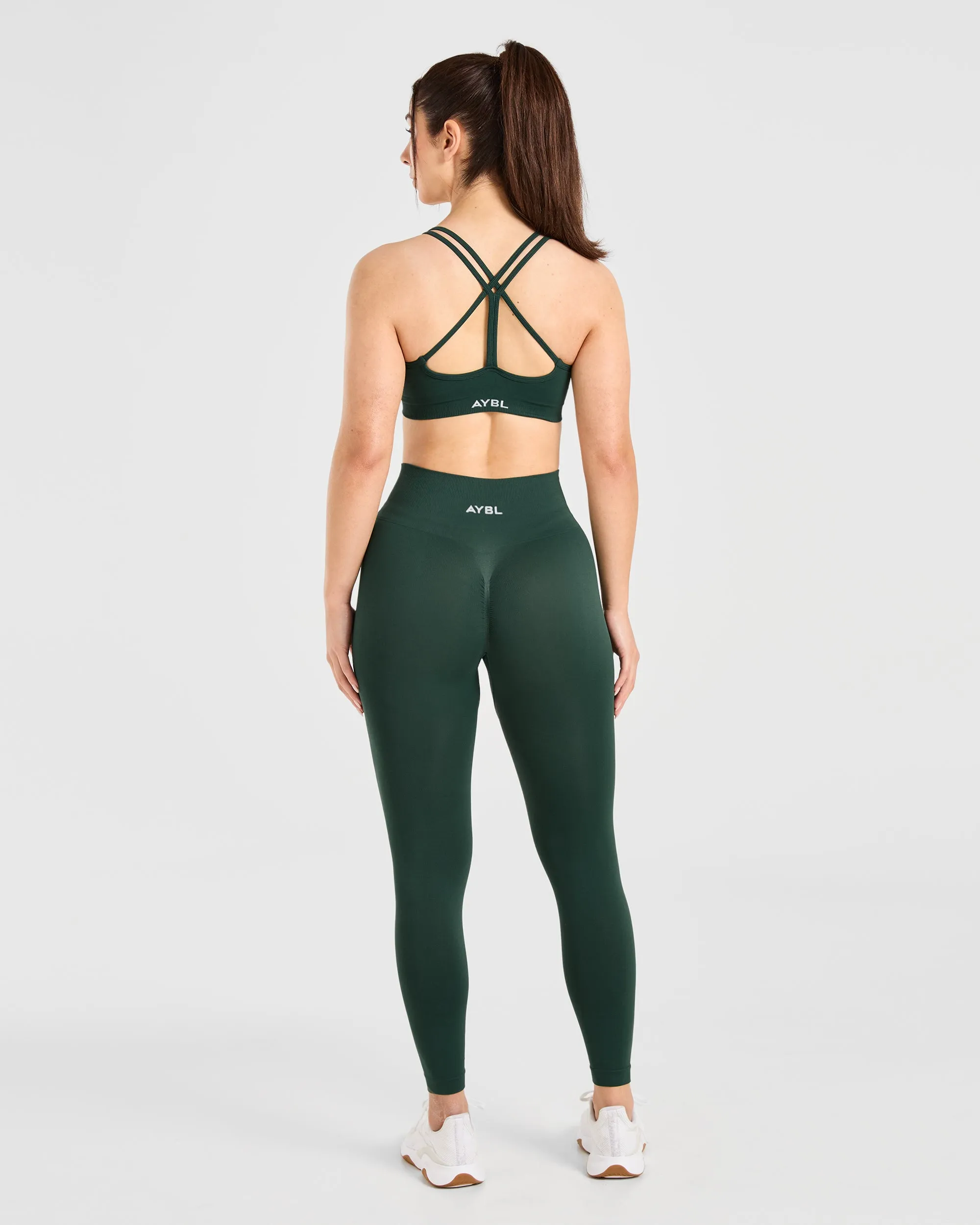 Power Seamless Leggings - Evergreen sold by AYBL product image thumbnail 4