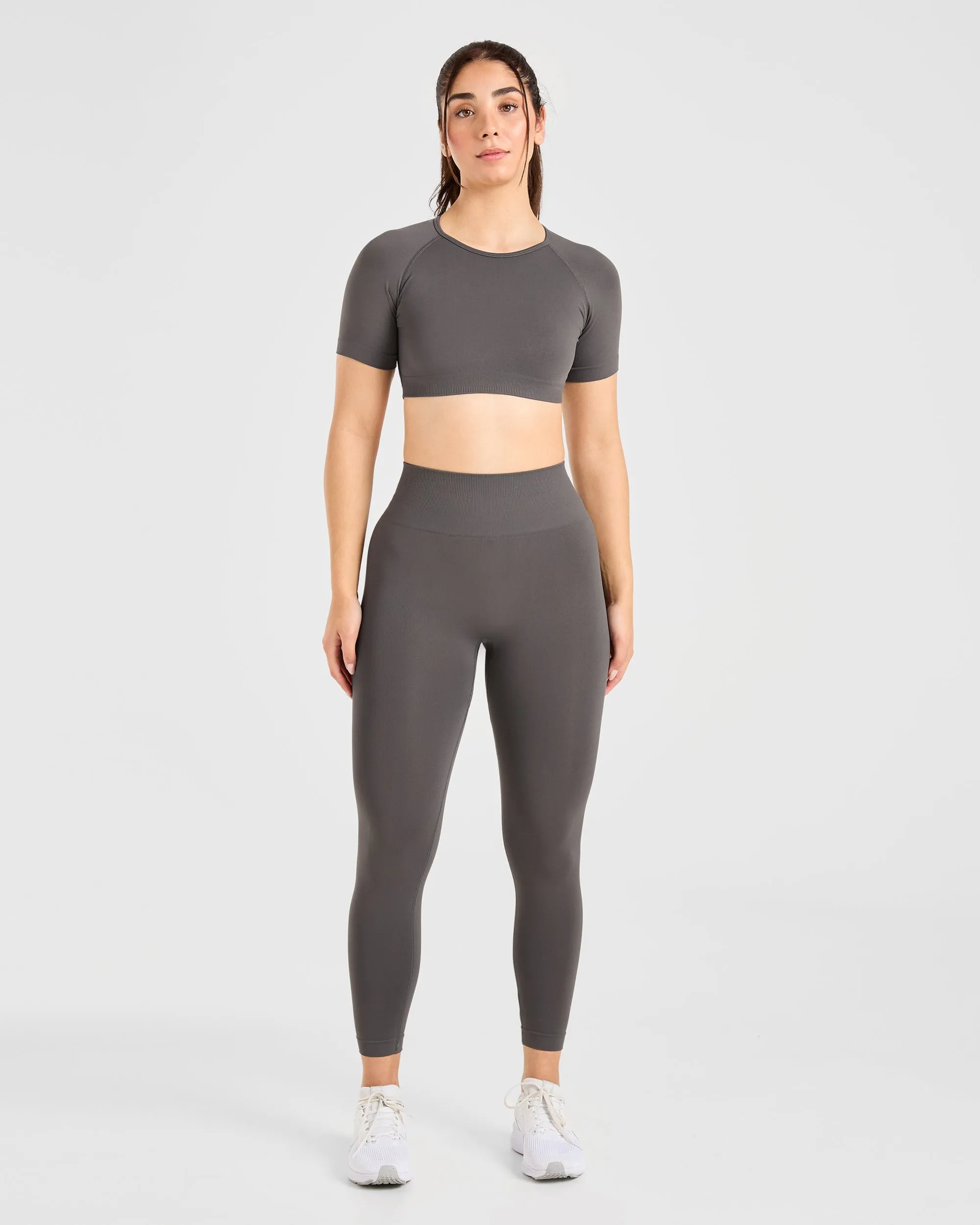 Power Seamless Leggings - Charcoal sold by AYBL product image thumbnail 3