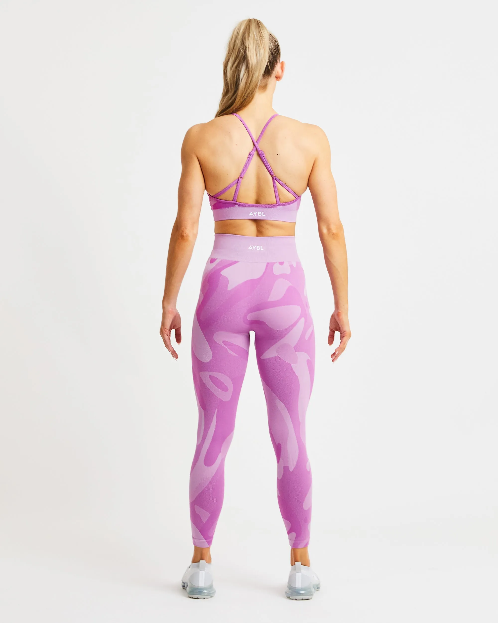 Abstract Seamless Leggings - Orchid Purple sold by AYBL product image thumbnail 4