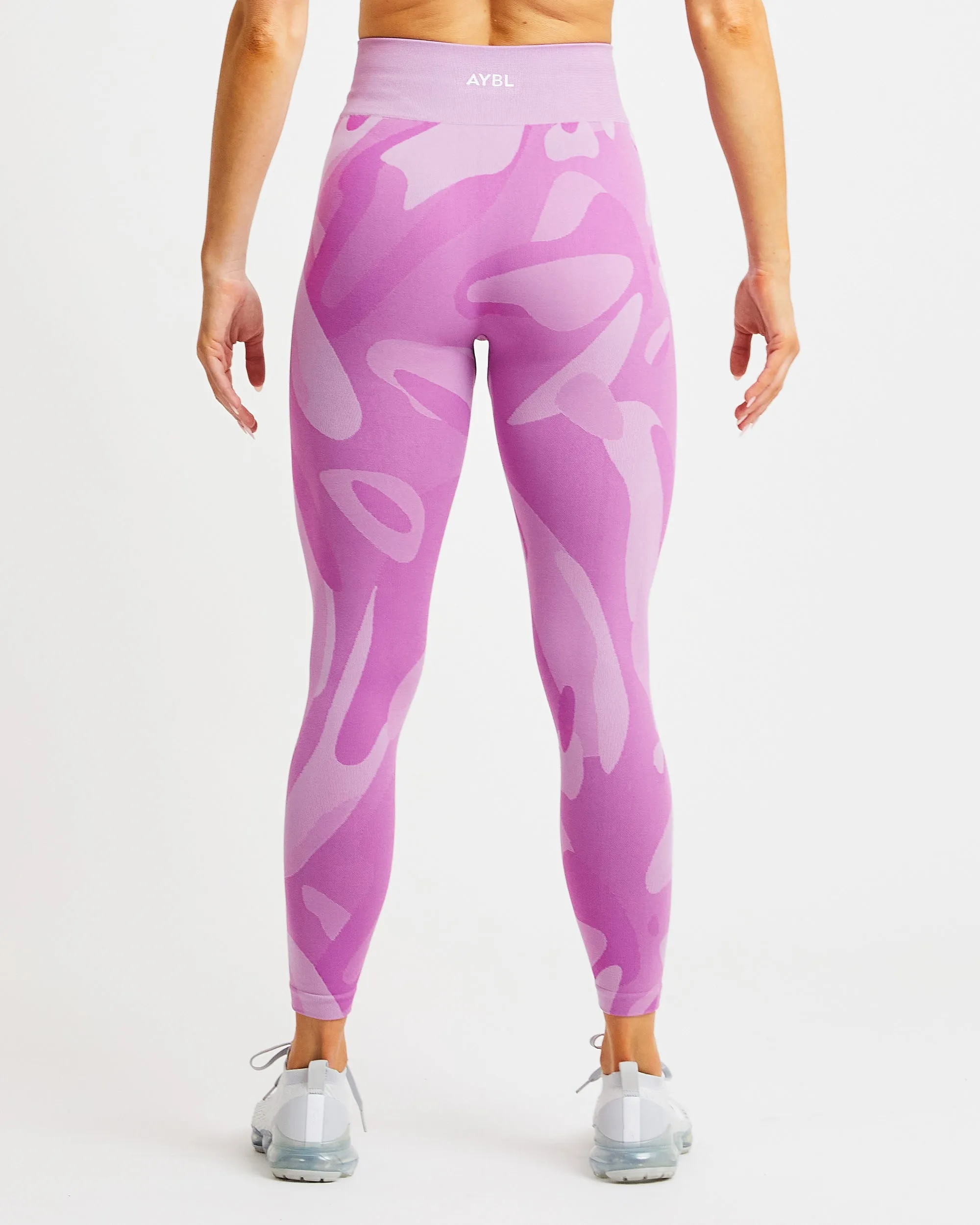 Abstract Seamless Leggings - Orchid Purple sold by AYBL product image thumbnail 2