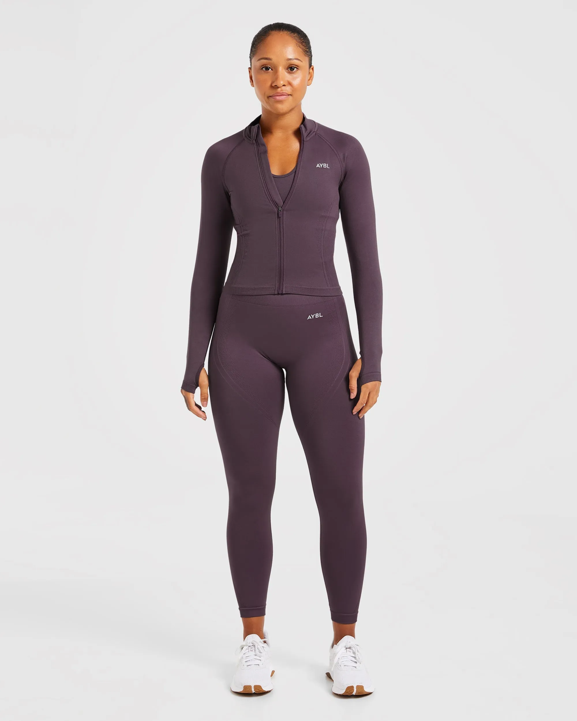 Balance V3 Seamless Zip Jacket - Purple sold by AYBL product image thumbnail 3
