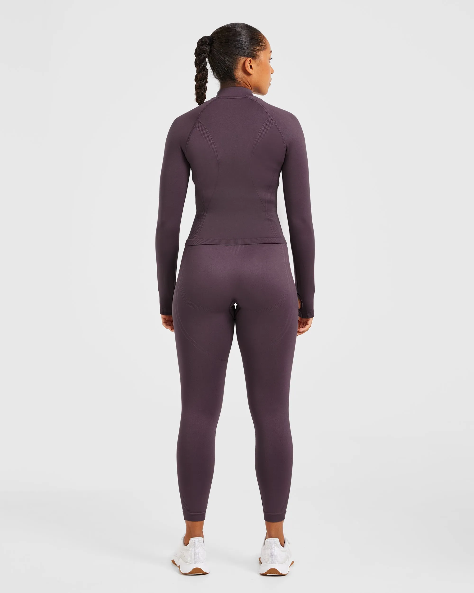 Balance V3 Seamless Zip Jacket - Purple sold by AYBL product image thumbnail 4