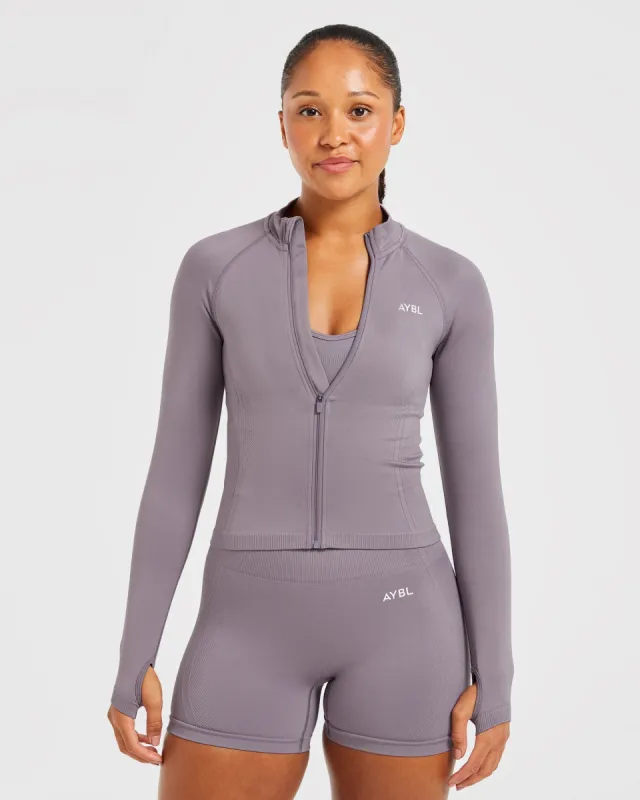 Balance V3 Seamless Zip Jacket - Mauve sold by AYBL