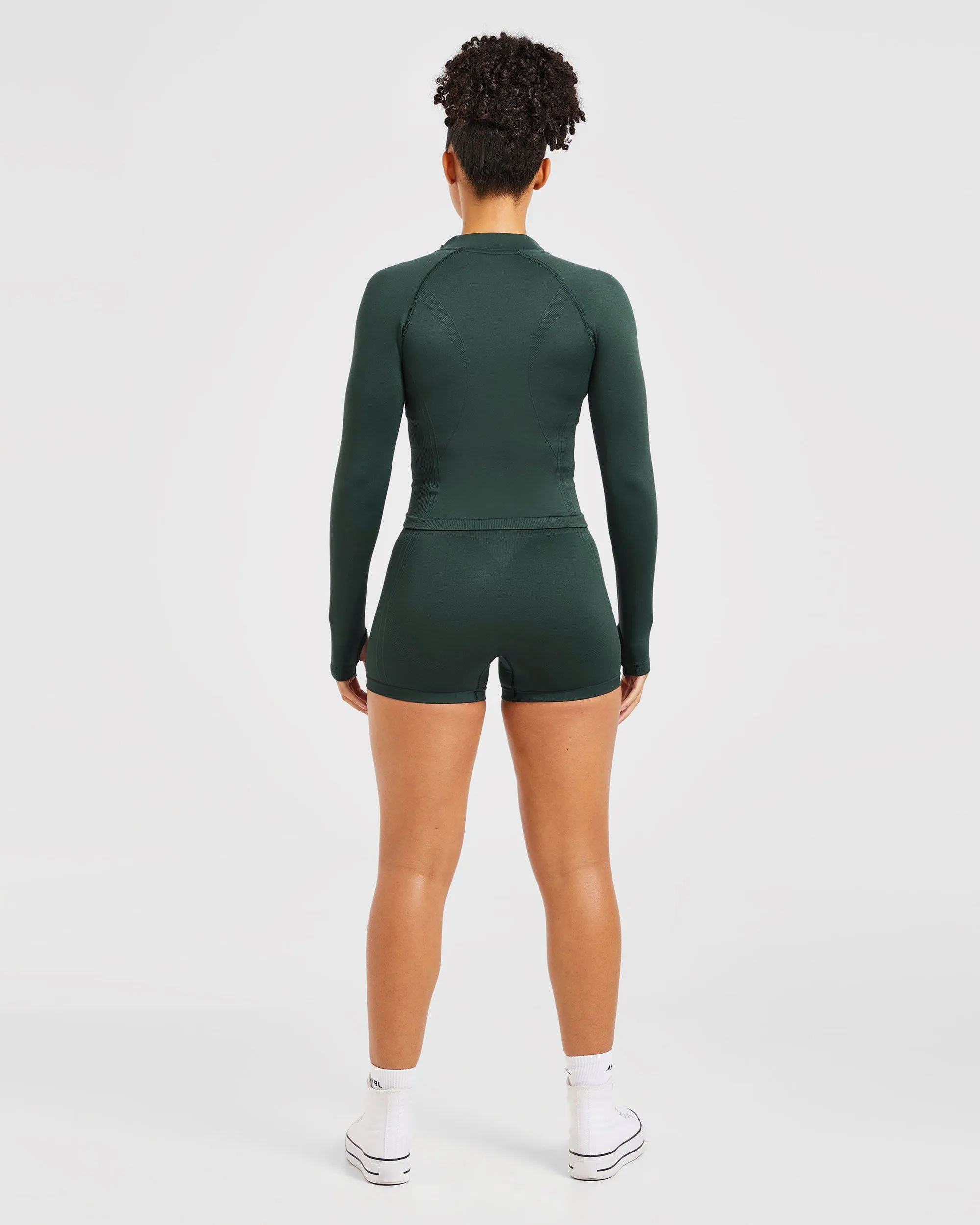 Balance V3 Seamless Zip Jacket - Dark Green sold by AYBL product image thumbnail 4