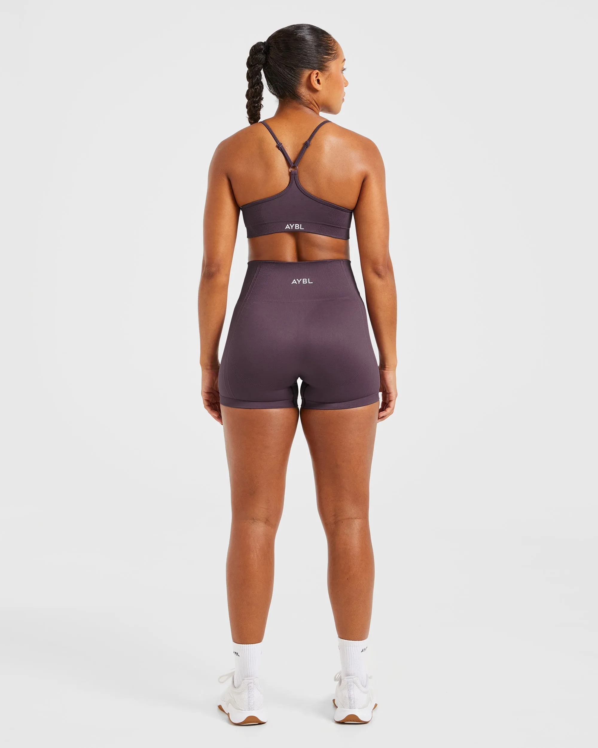 Balance V3 Seamless Strappy Sports Bra - Purple sold by AYBL product image thumbnail 4