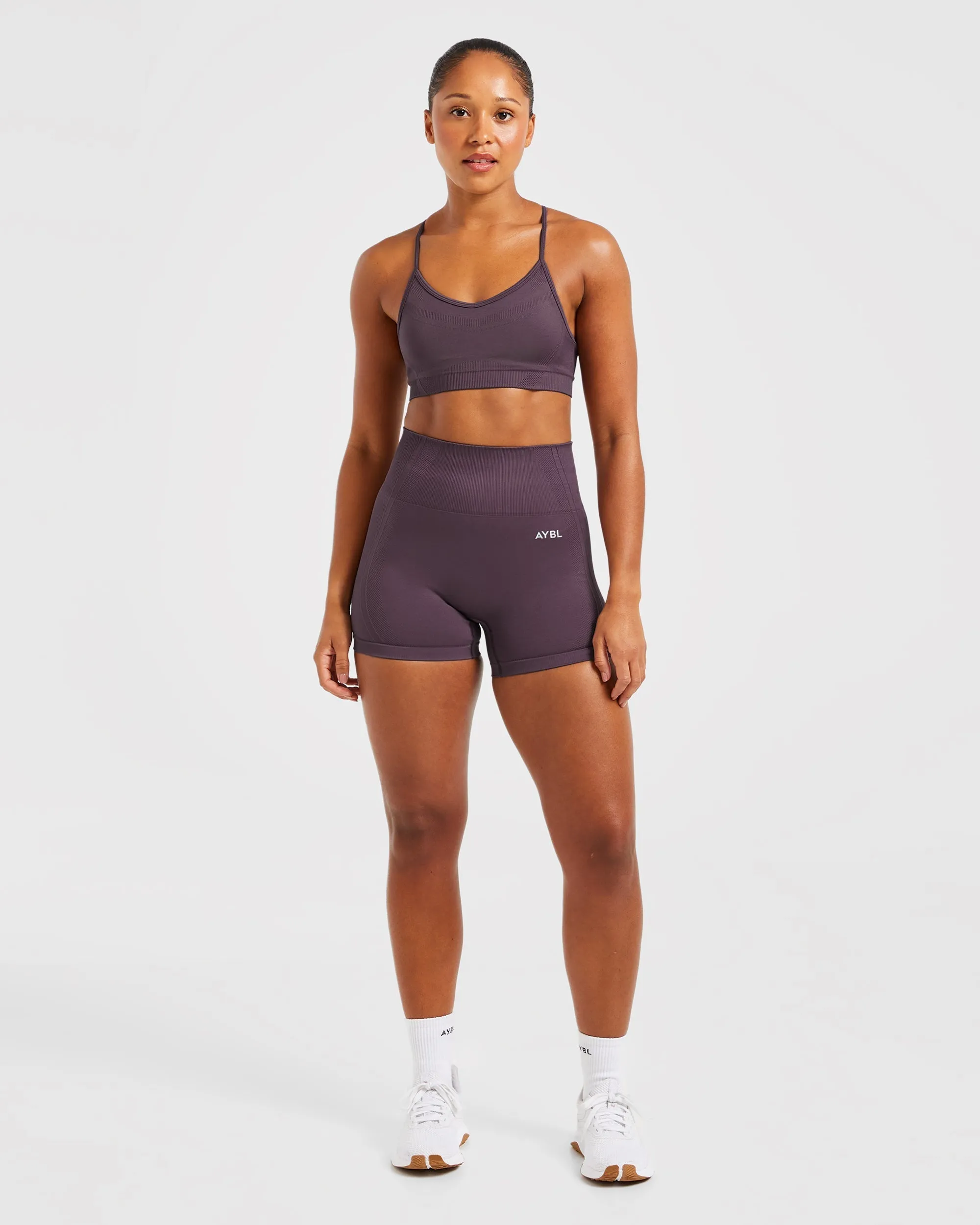 Balance V3 Seamless Strappy Sports Bra - Purple sold by AYBL product image thumbnail 3