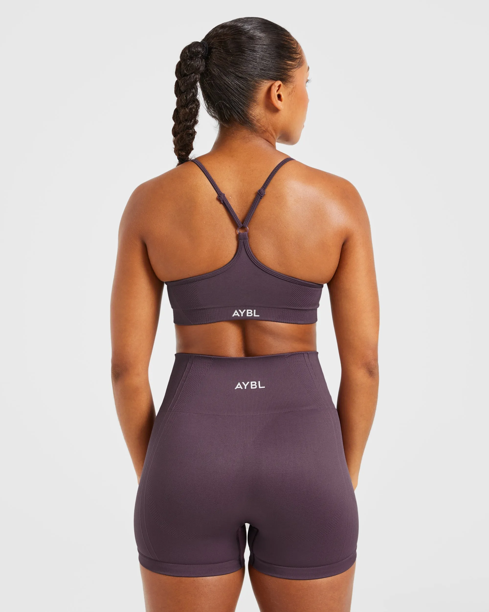 Balance V3 Seamless Strappy Sports Bra - Purple sold by AYBL product image thumbnail 2