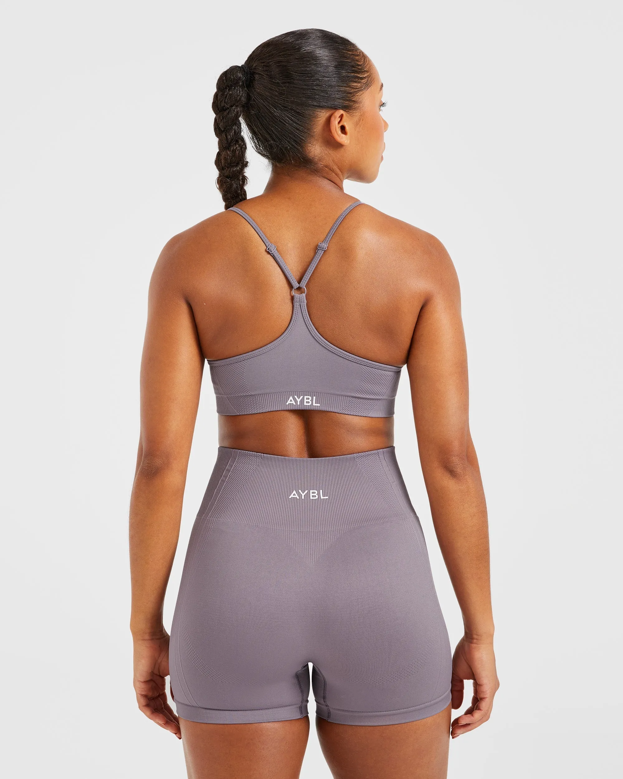 Balance V3 Seamless Strappy Sports Bra - Mauve sold by AYBL product image thumbnail 2