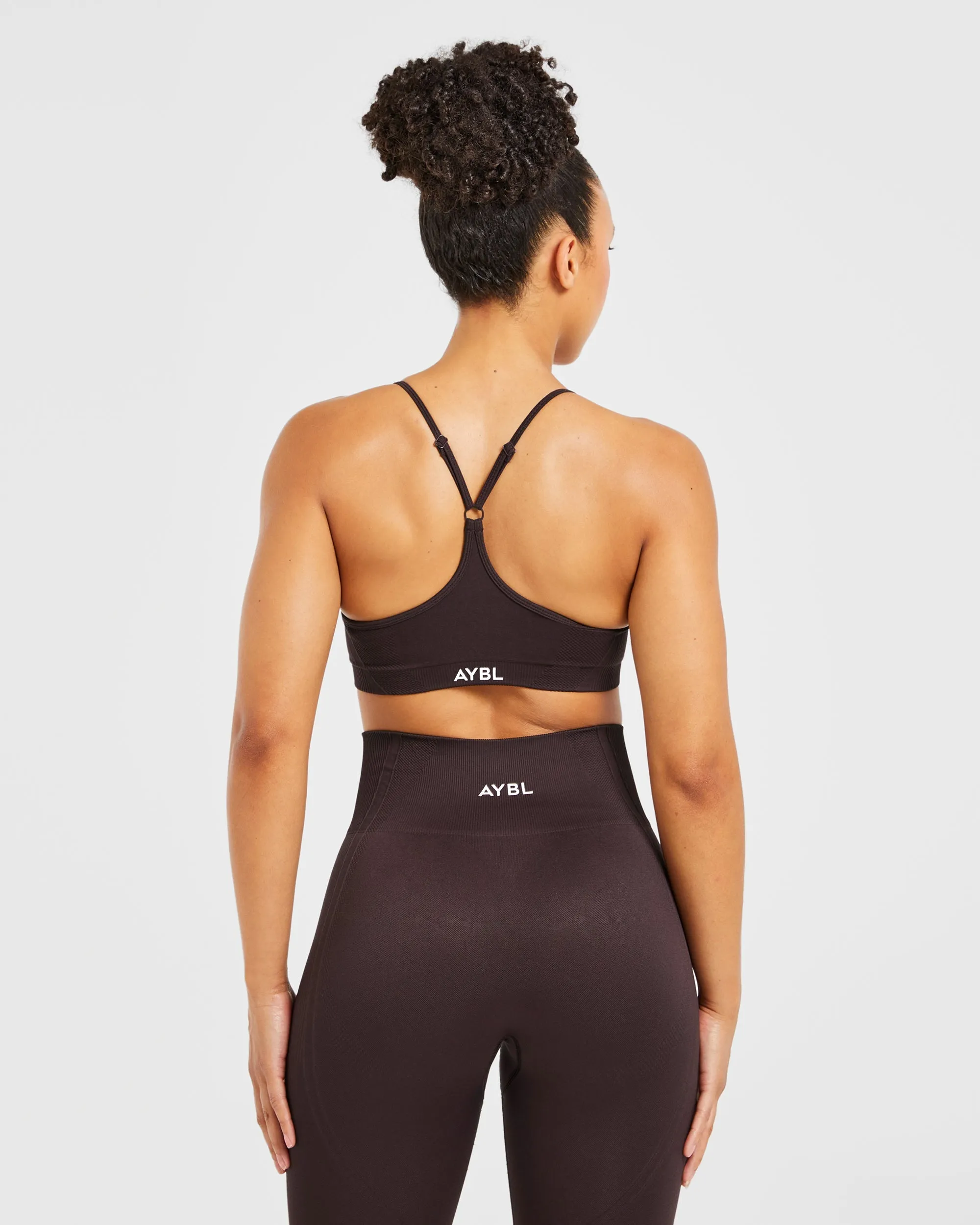 Balance V3 Seamless Strappy Sports Bra - Dark Brown sold by AYBL product image thumbnail 2