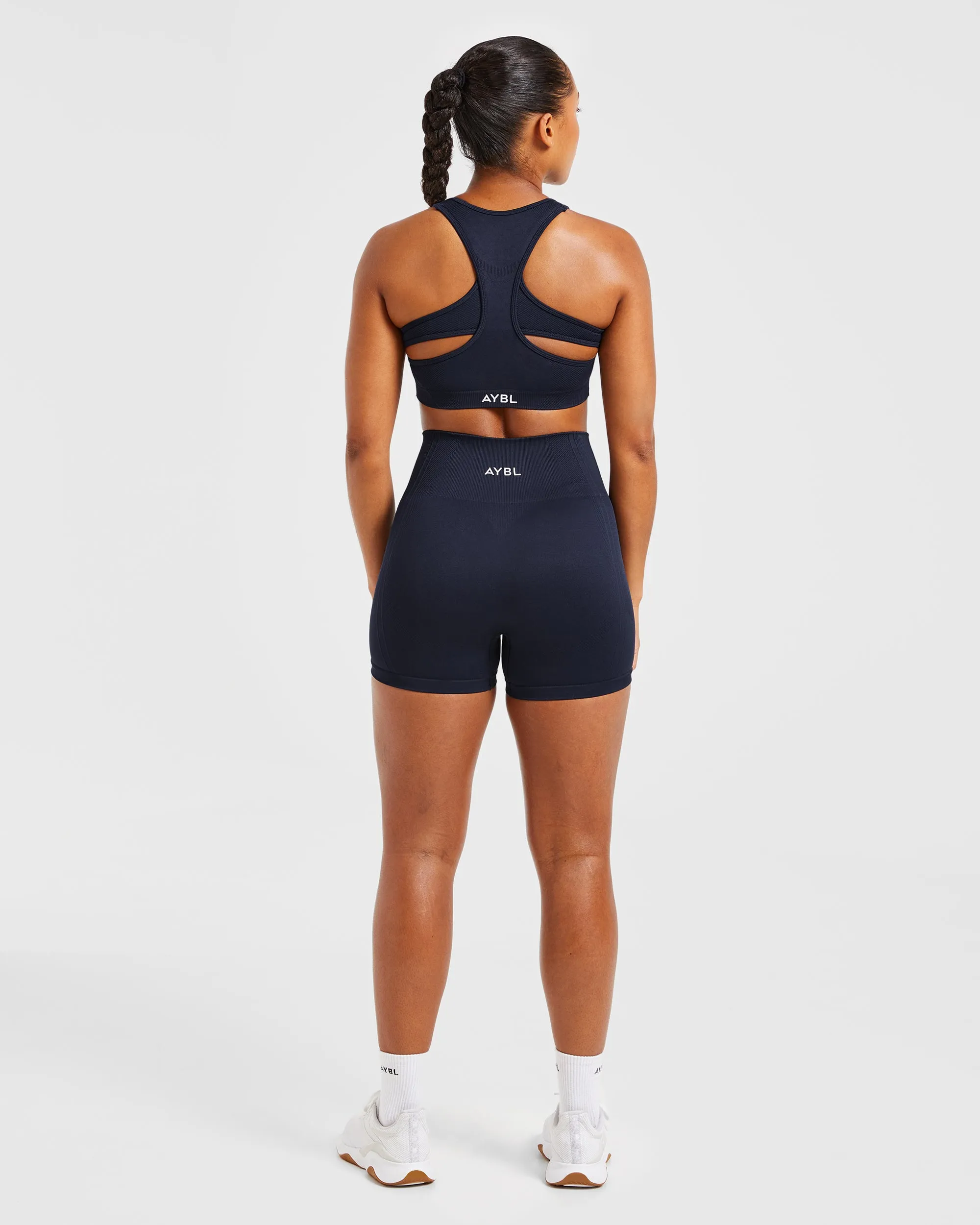 Balance V3 Seamless Sports Bra - Navy sold by AYBL product image thumbnail 4