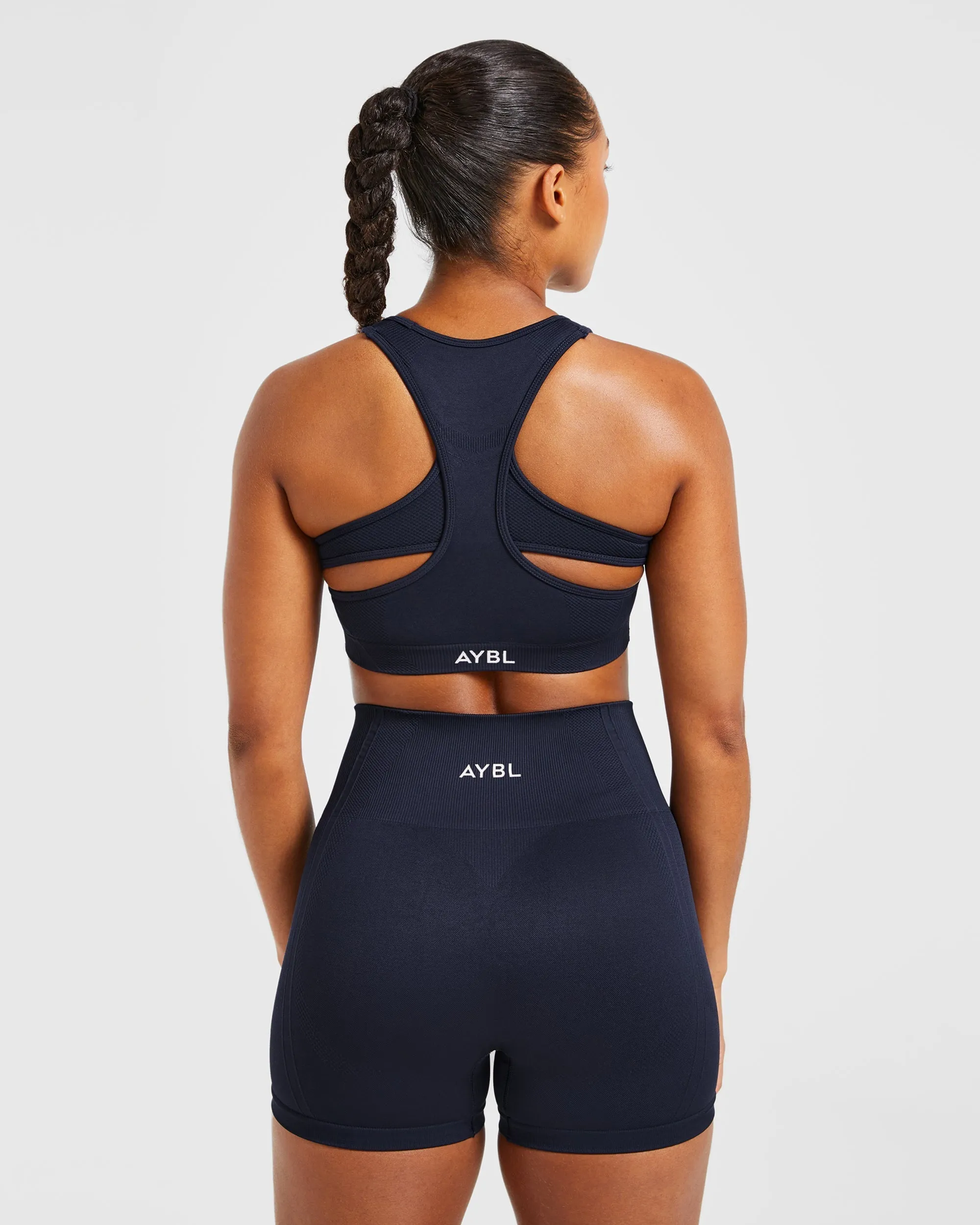Balance V3 Seamless Sports Bra - Navy sold by AYBL product image thumbnail 2
