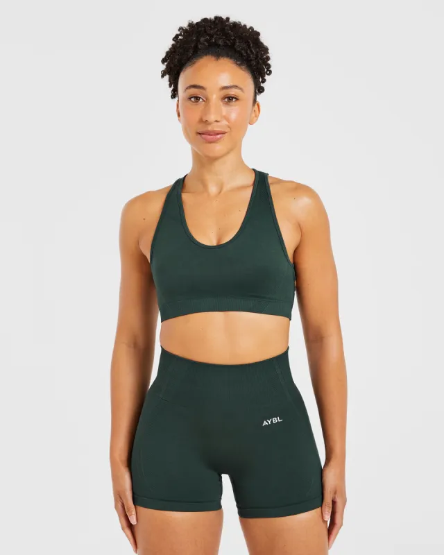 Balance V3 Seamless Sports Bra - Dark Green sold by AYBL