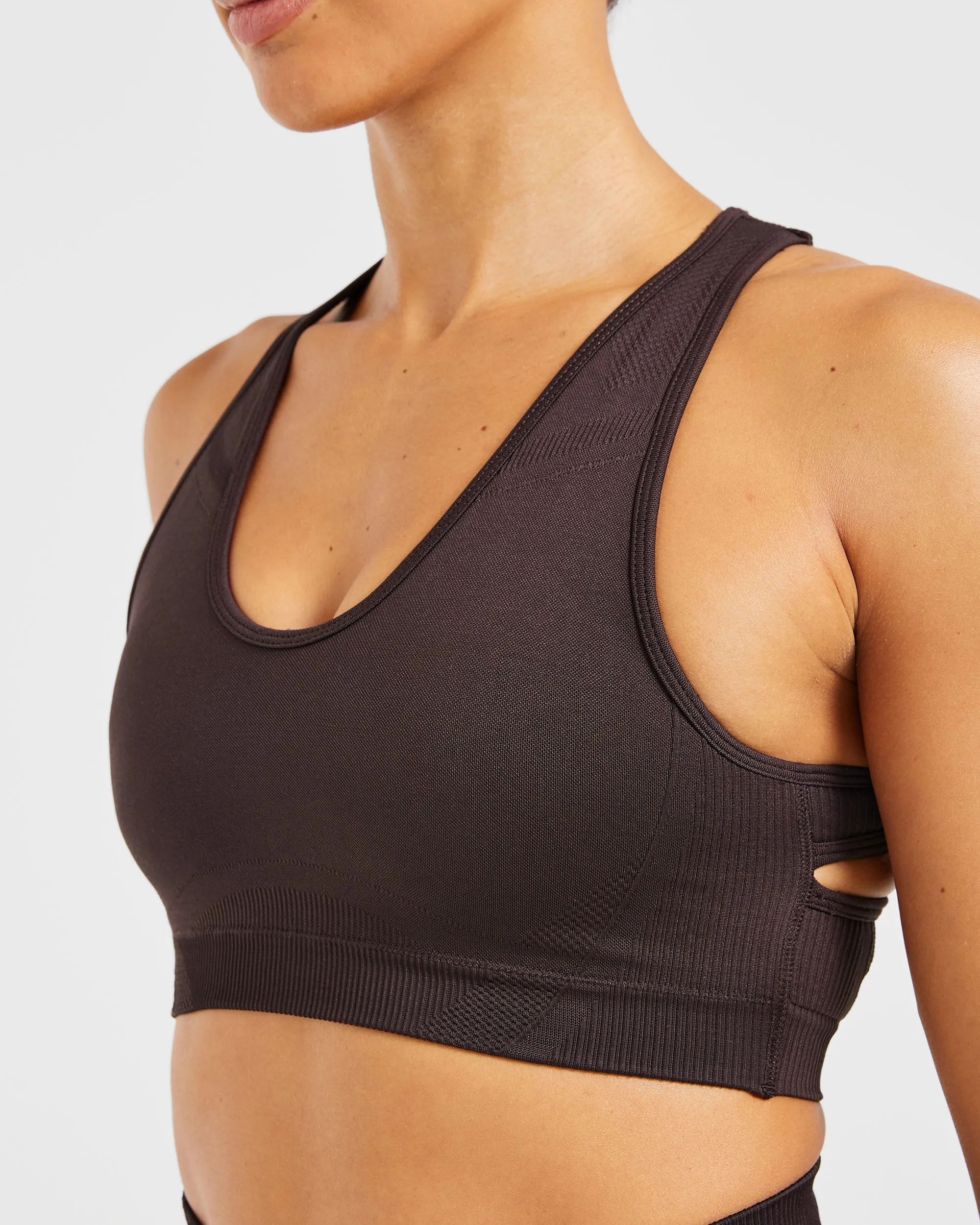 Balance V3 Seamless Sports Bra - Dark Brown sold by AYBL product image thumbnail 5