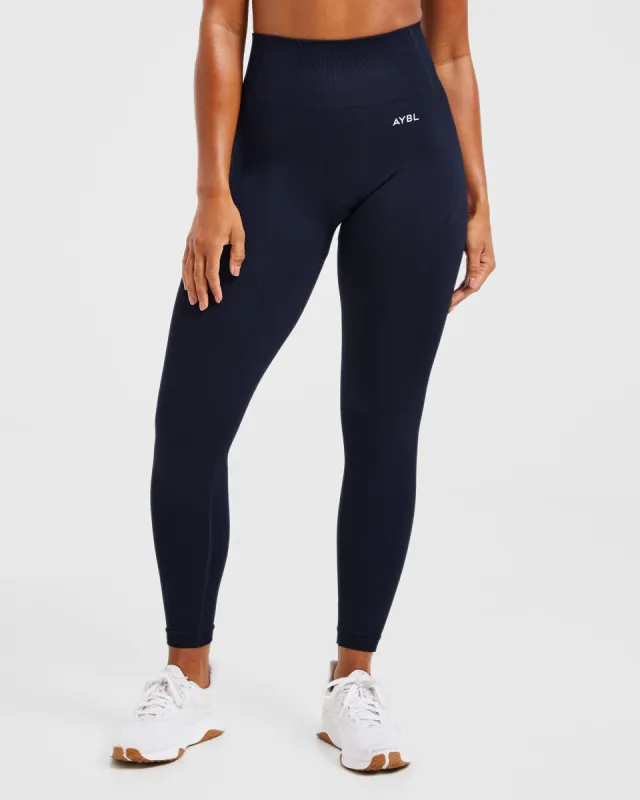 Balance V3 Seamless Leggings - Navy sold by AYBL