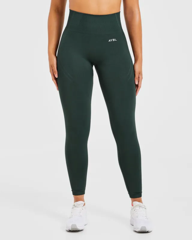 Balance V3 Seamless Leggings - Dark Green sold by AYBL