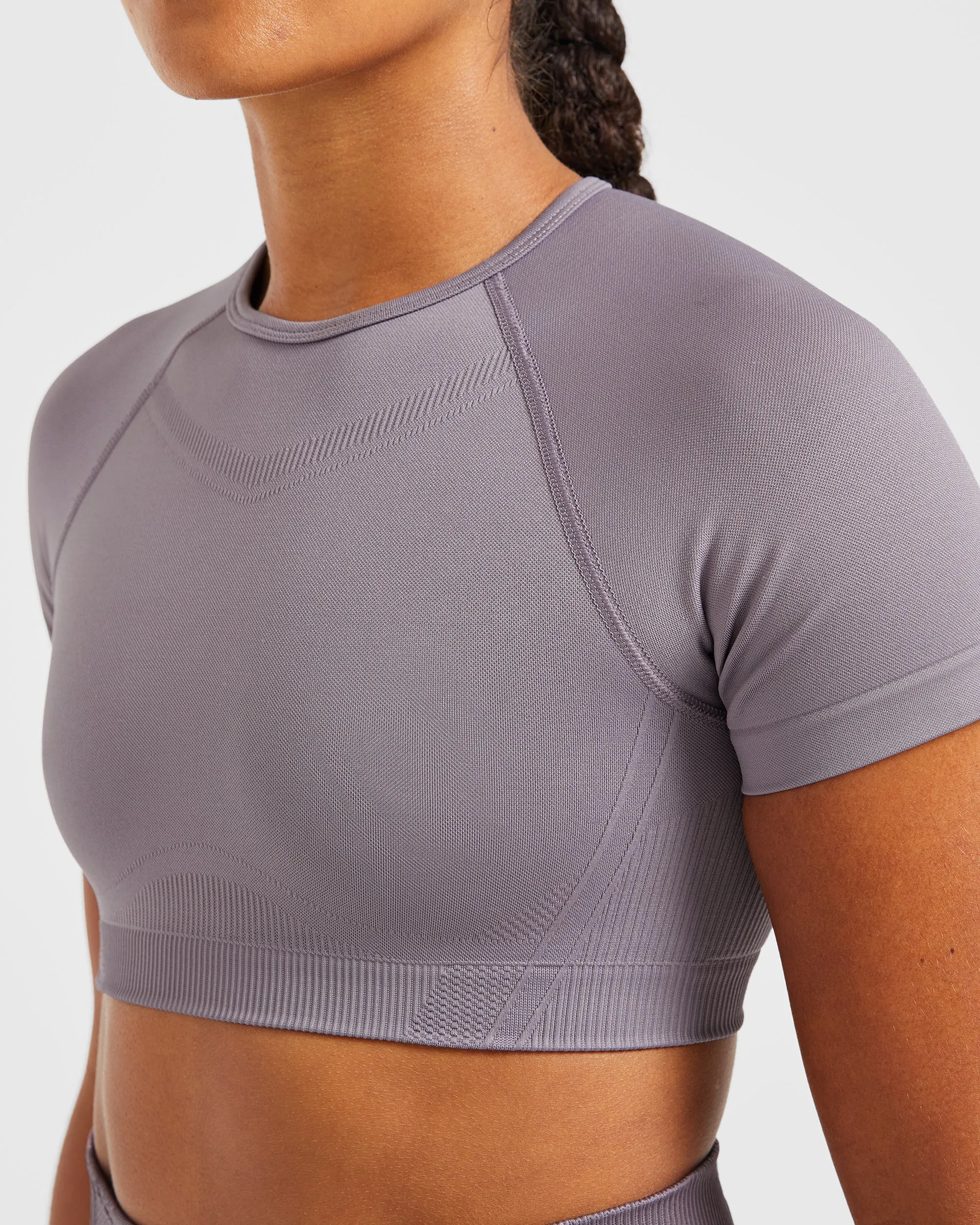 Balance V3 Seamless Crop Top - Mauve sold by AYBL product image thumbnail 5