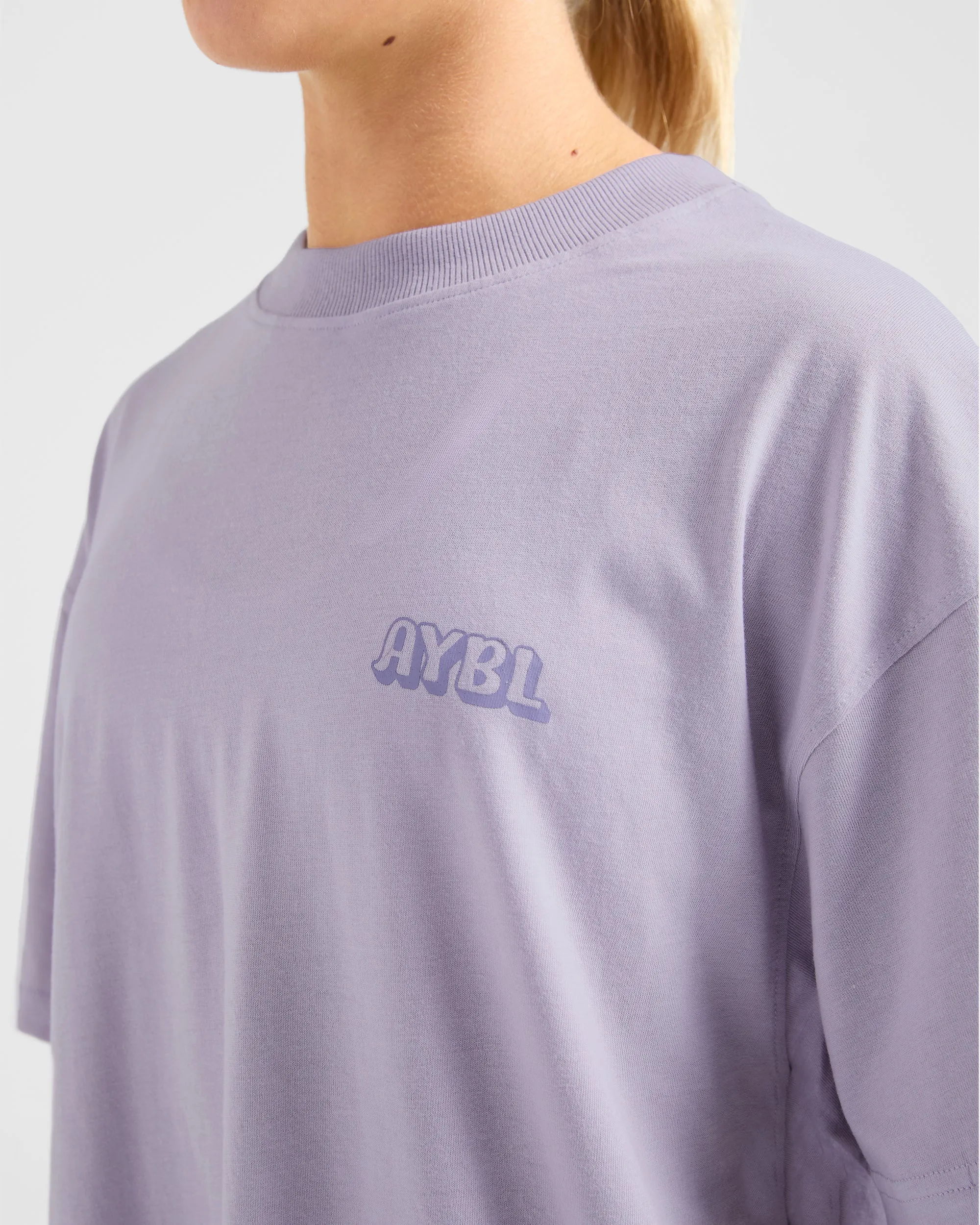 Gym Girl Era Oversized T Shirt - Purple sold by AYBL product image thumbnail 5
