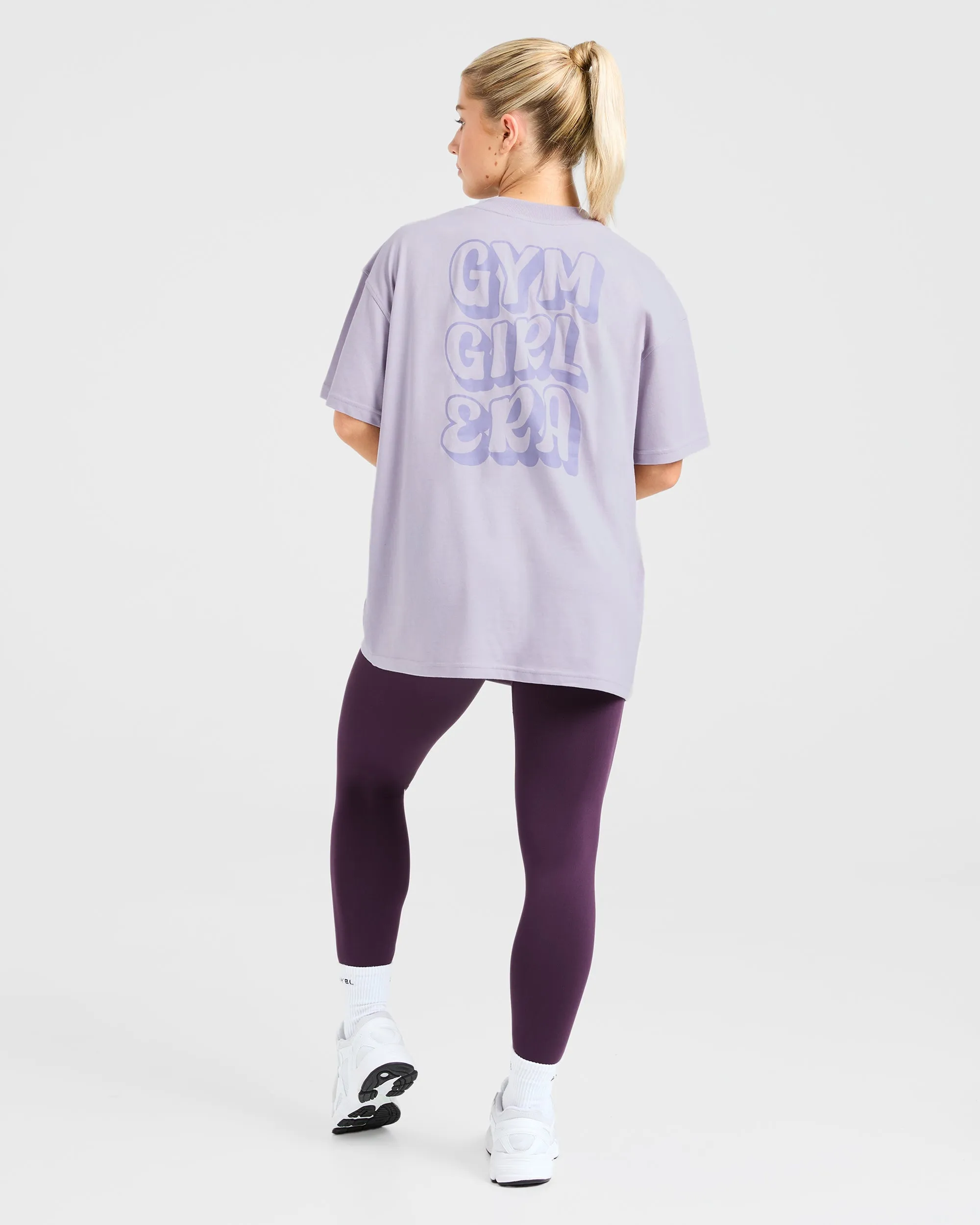 Gym Girl Era Oversized T Shirt - Purple sold by AYBL product image thumbnail 3