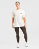 Body Achieve Mind Believe Oversized T Shirt - Beige sold by AYBL