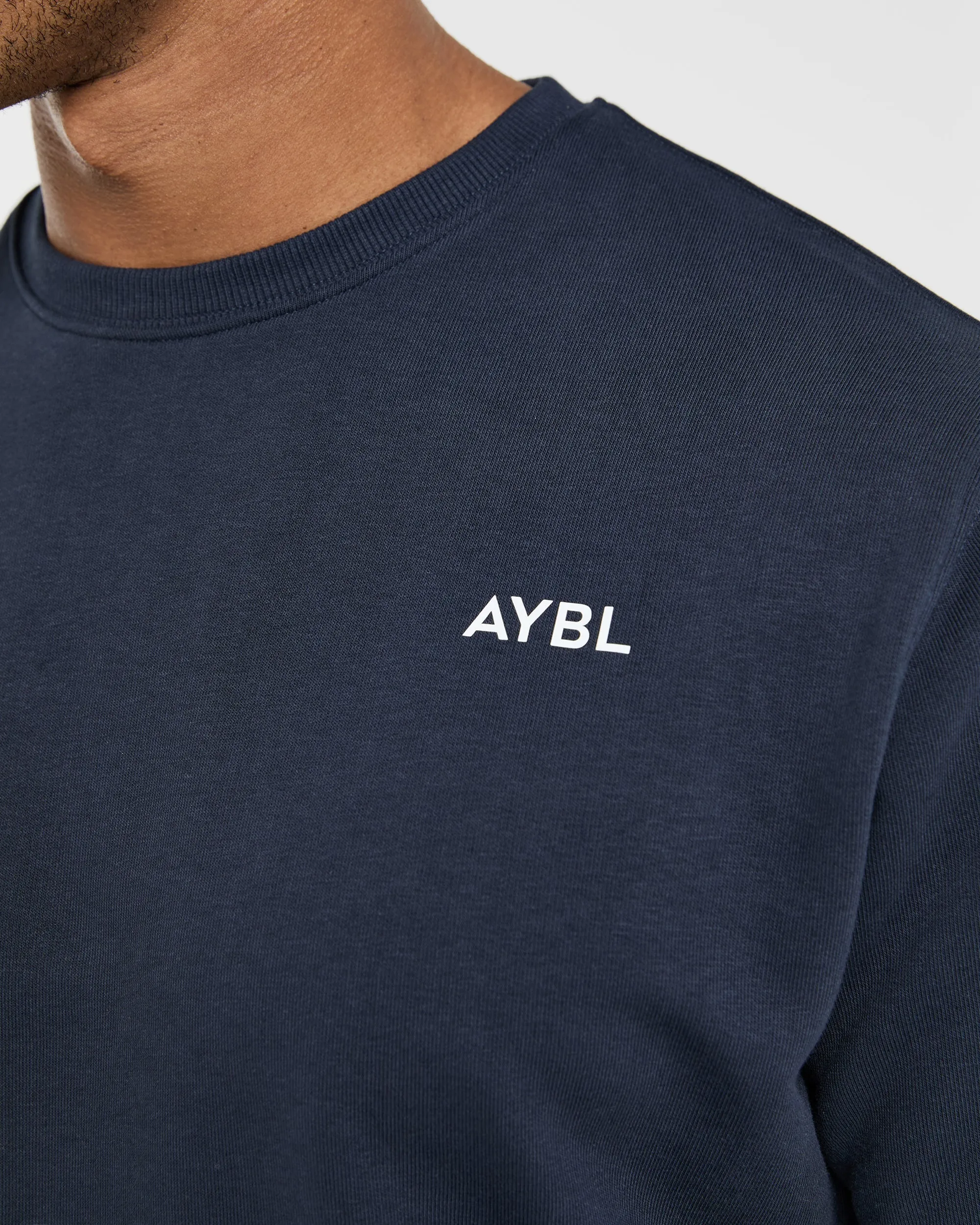 Essential Lightweight Sweater - Navy sold by AYBL product image thumbnail 5
