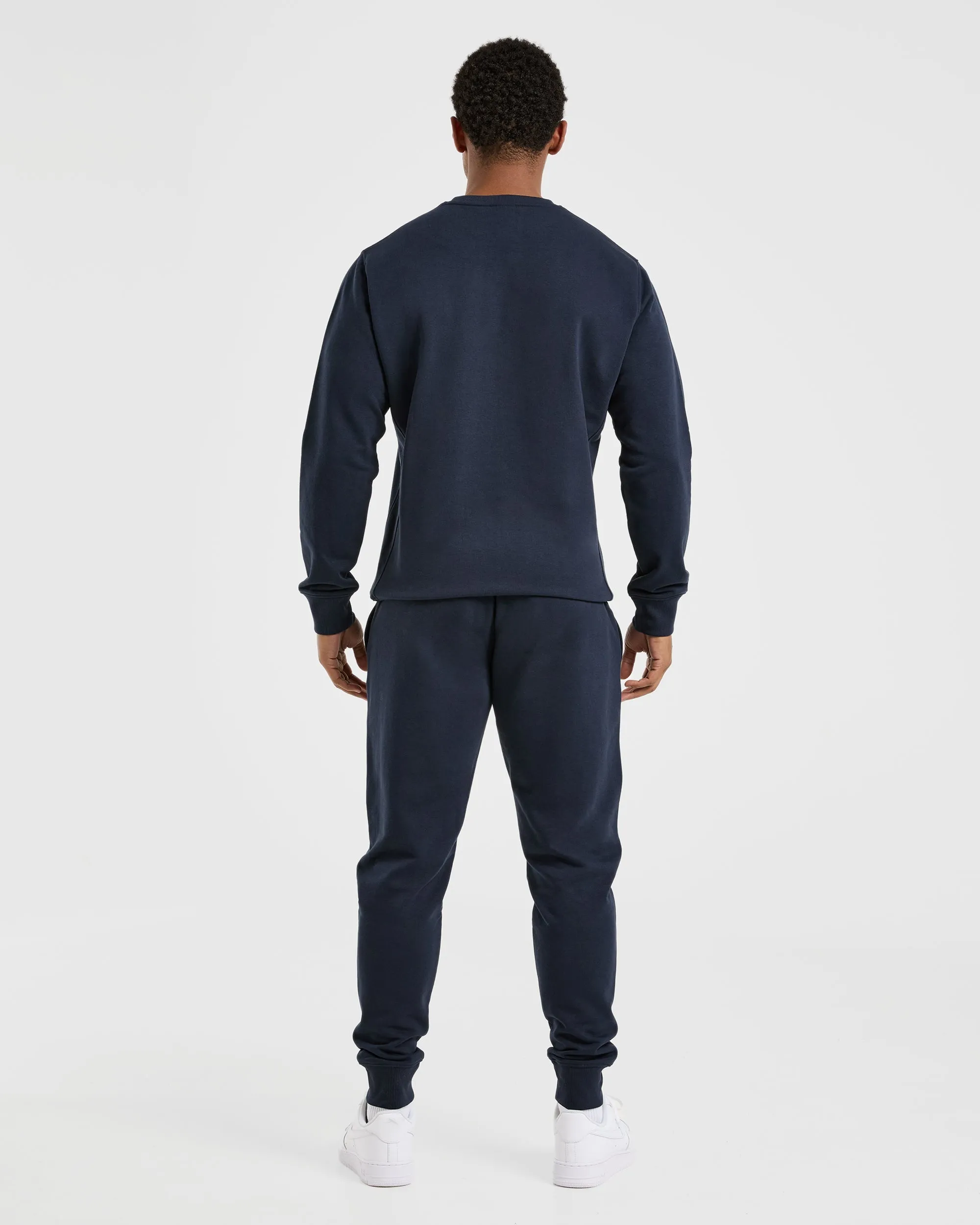 Essential Lightweight Sweater - Navy sold by AYBL product image thumbnail 4
