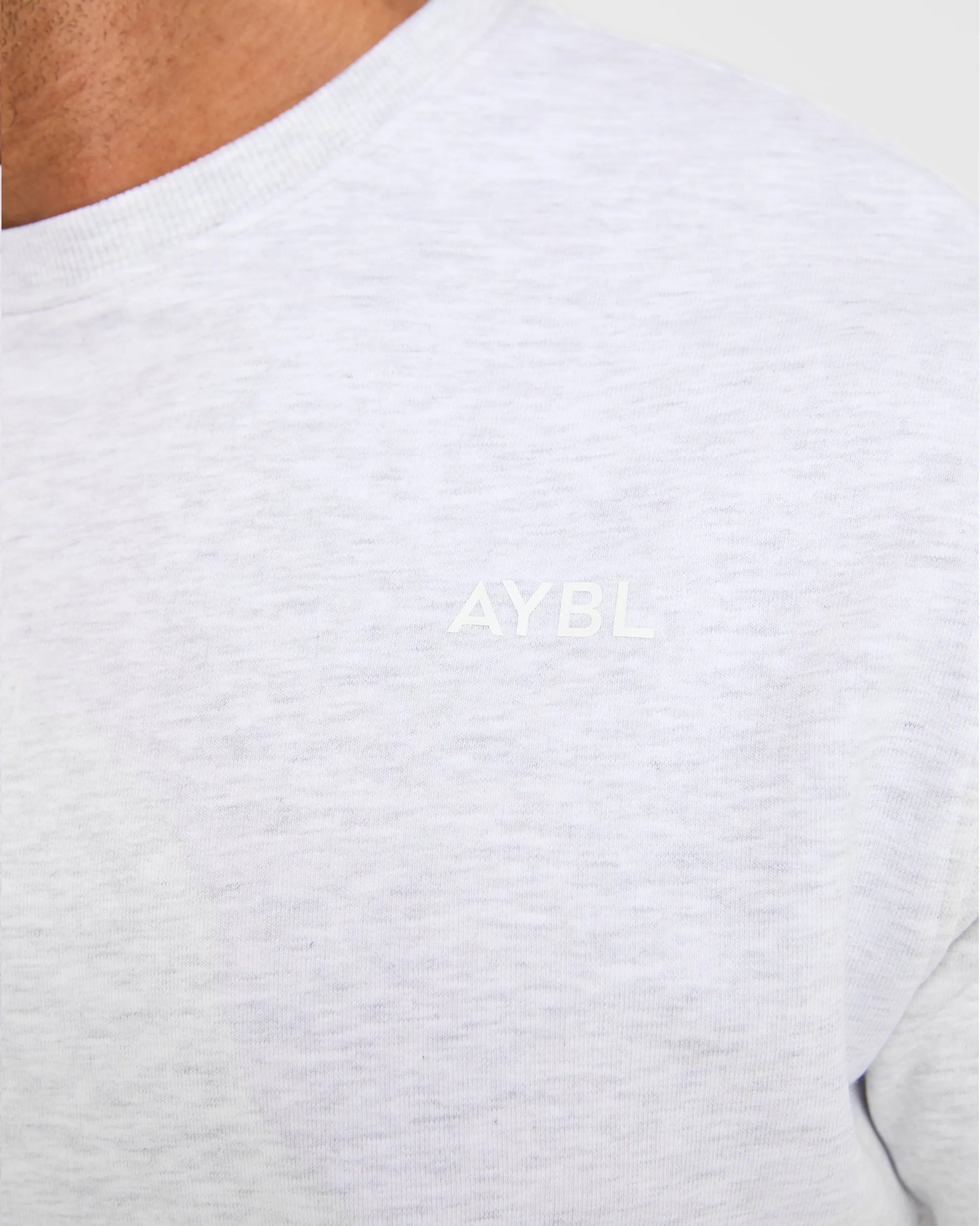 Essential Lightweight Sweater - Grey Marl sold by AYBL product image thumbnail 5