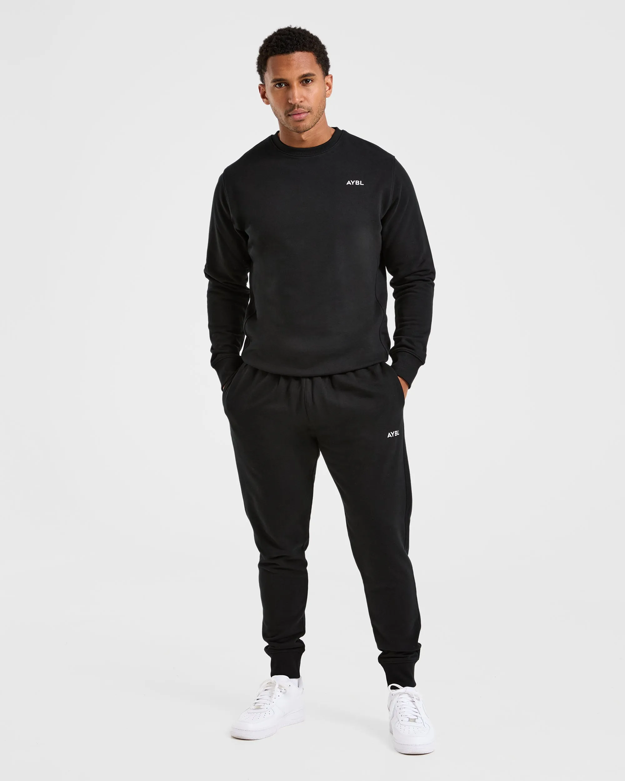 Essential Lightweight Sweater - Black sold by AYBL product image thumbnail 3