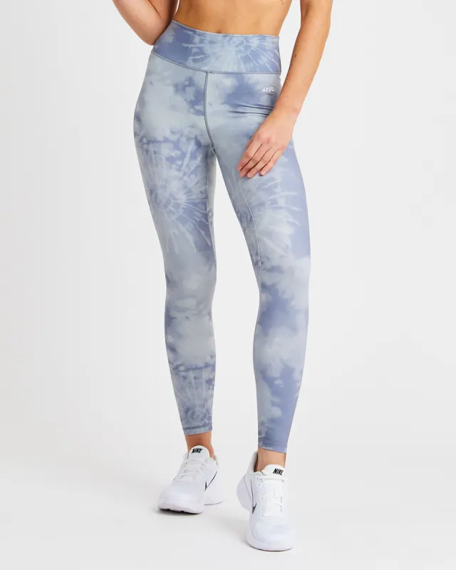 Core Leggings - Grey Tie Dye sold by AYBL
