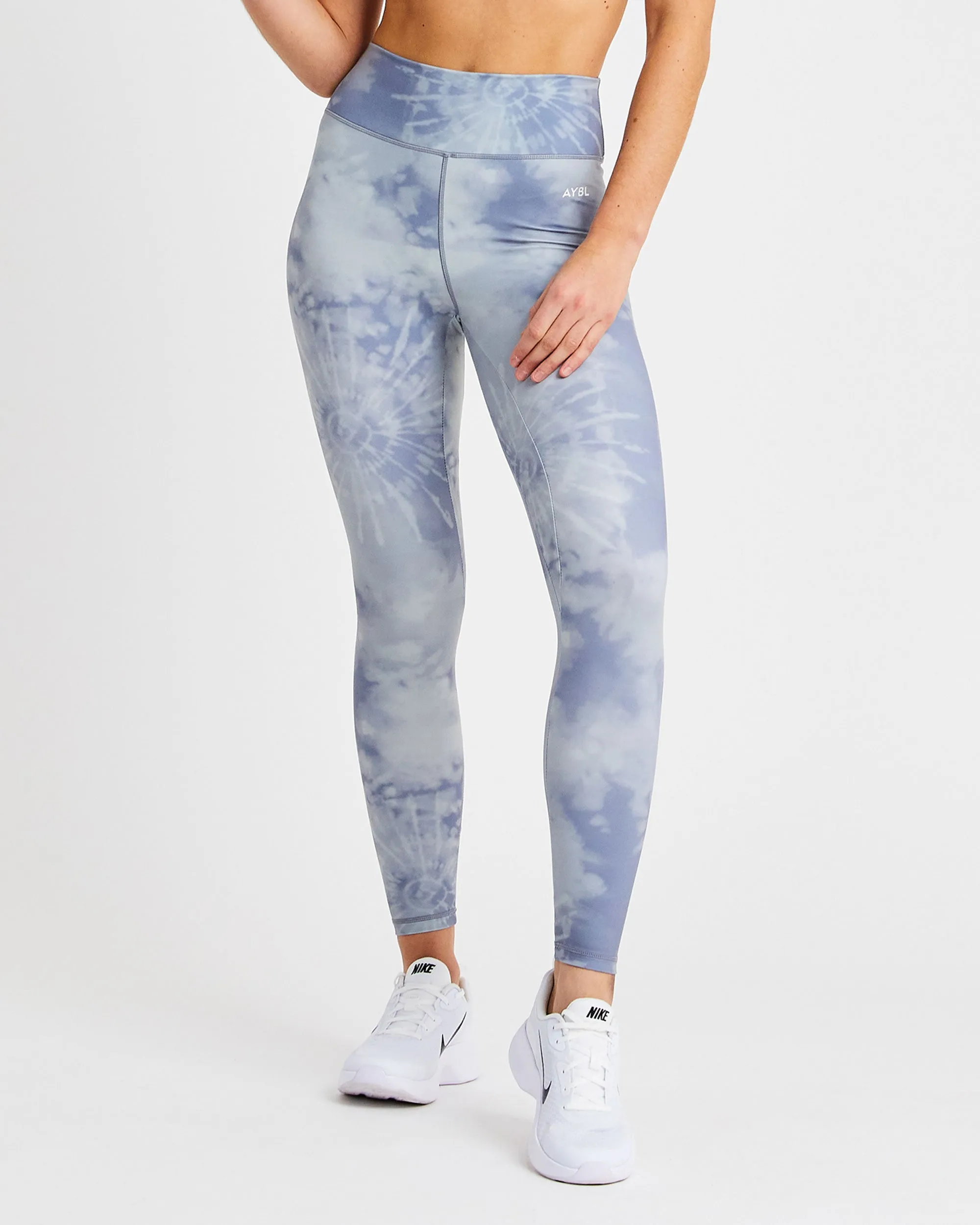 Core Leggings - Grey Tie Dye sold by AYBL